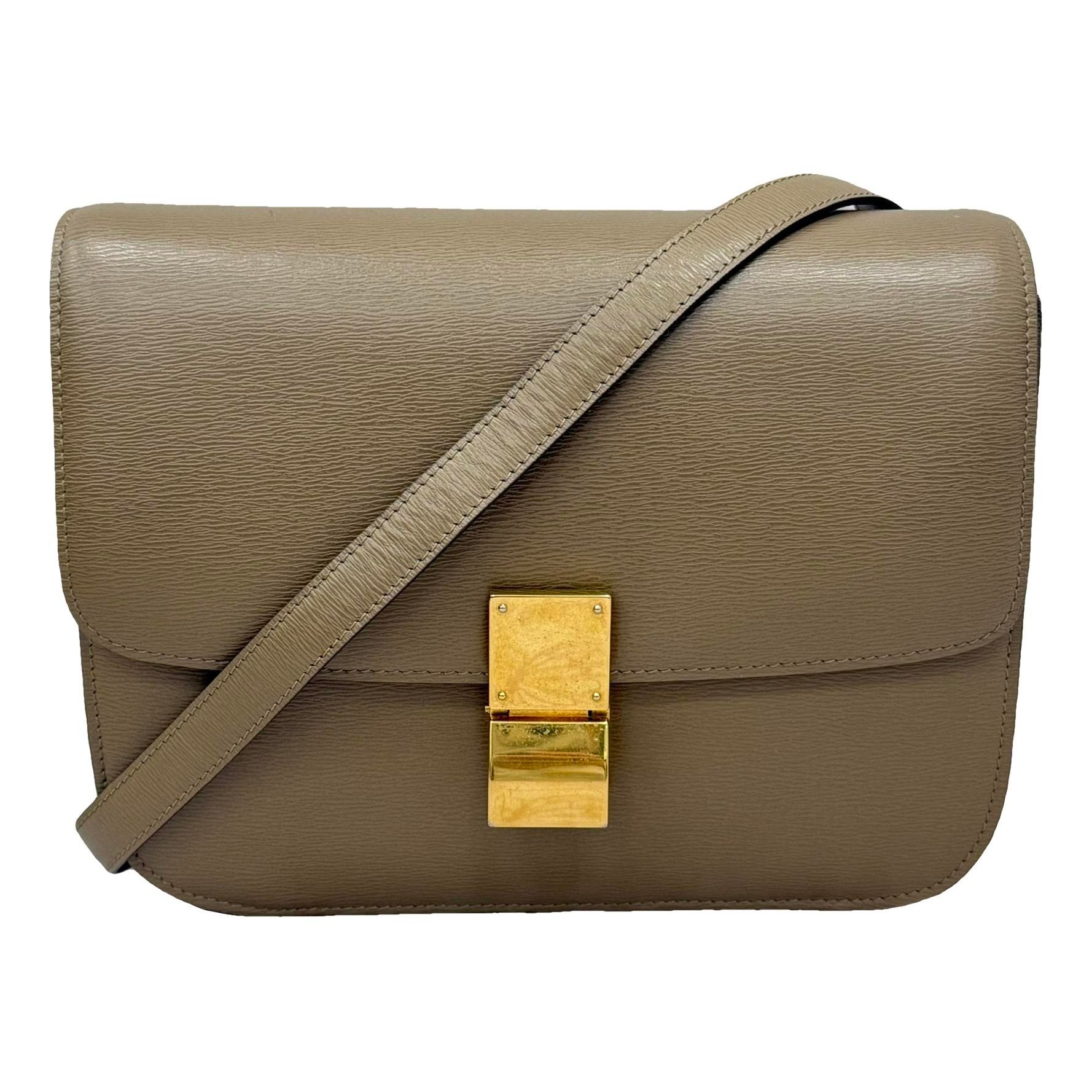 Classic leather handbag