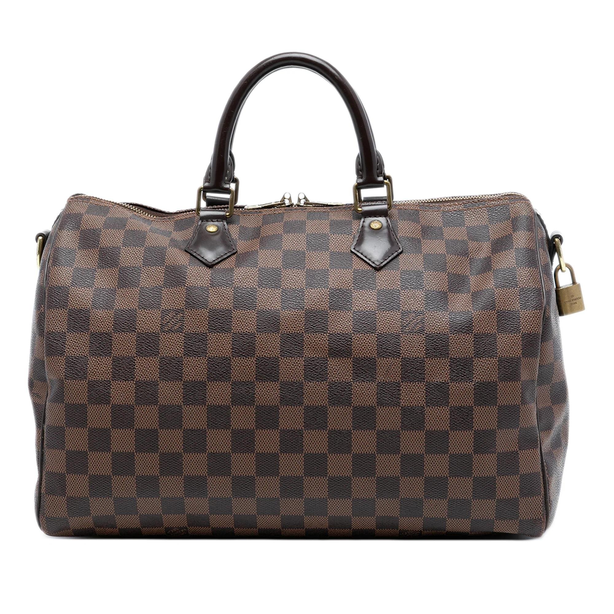Louis Vuitton Speedy leather satchel