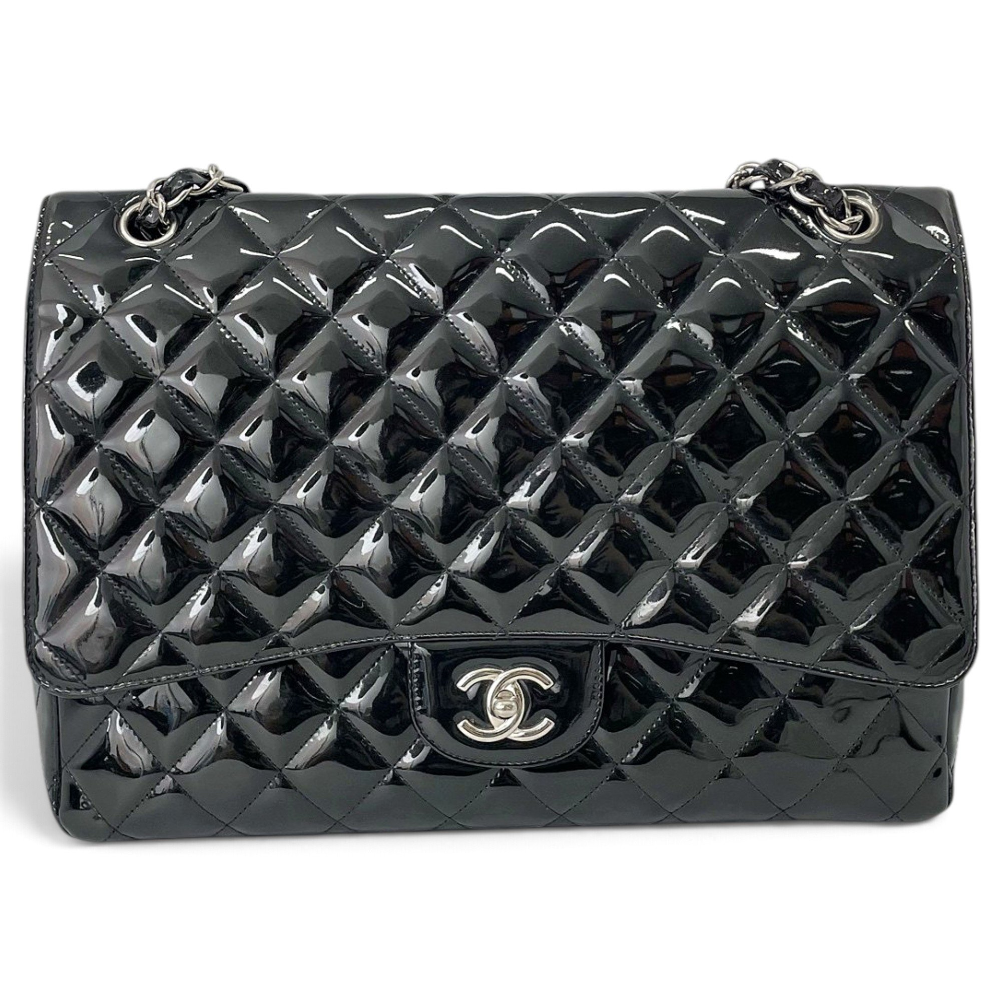 Timeless/Classique patent leather handbag