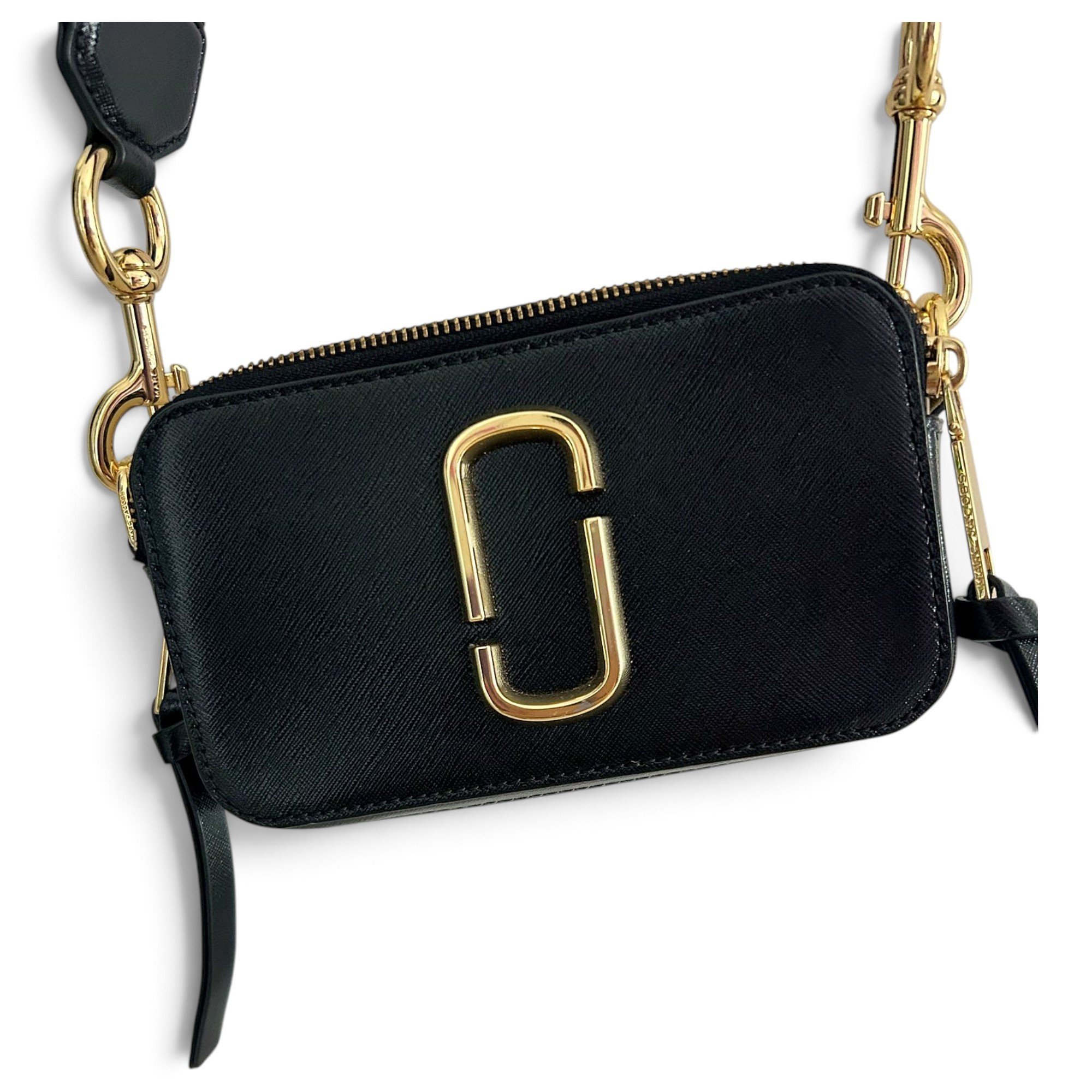 Snapshot leather crossbody bag
