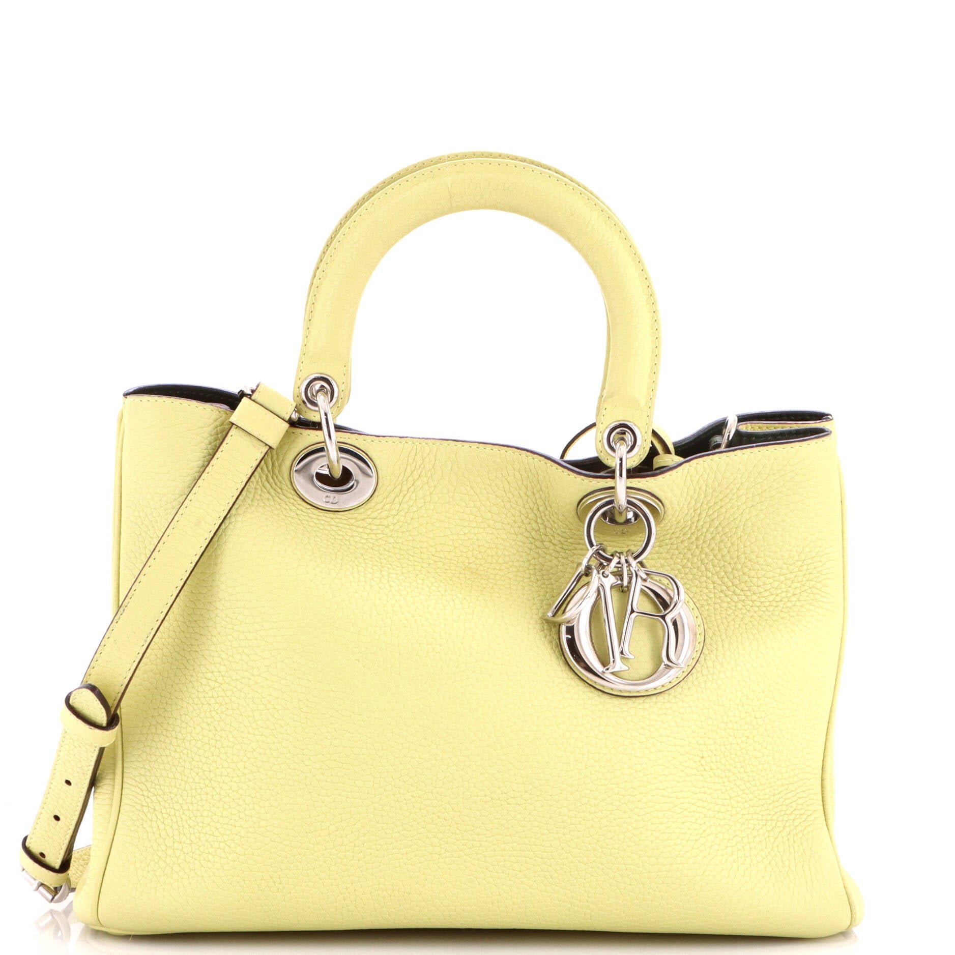 Diorissimo Tote Pebbled Leather Medium