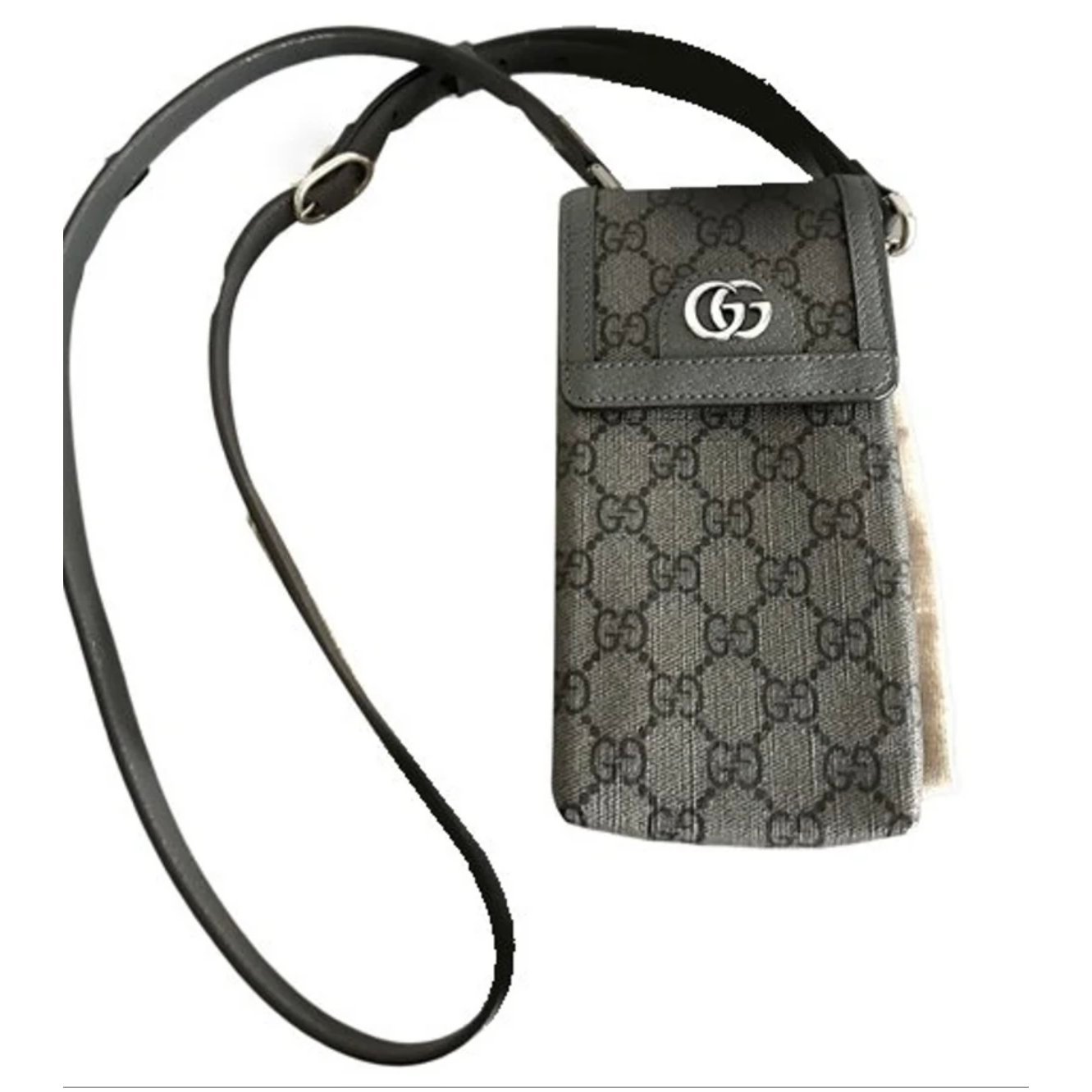 Ophidia leather clutch bag