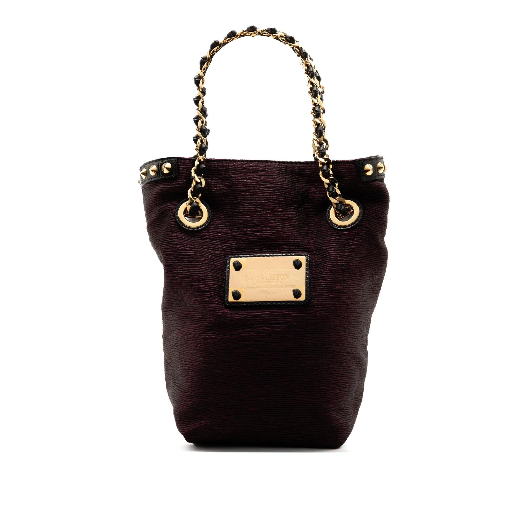 Double jeu cloth handbag