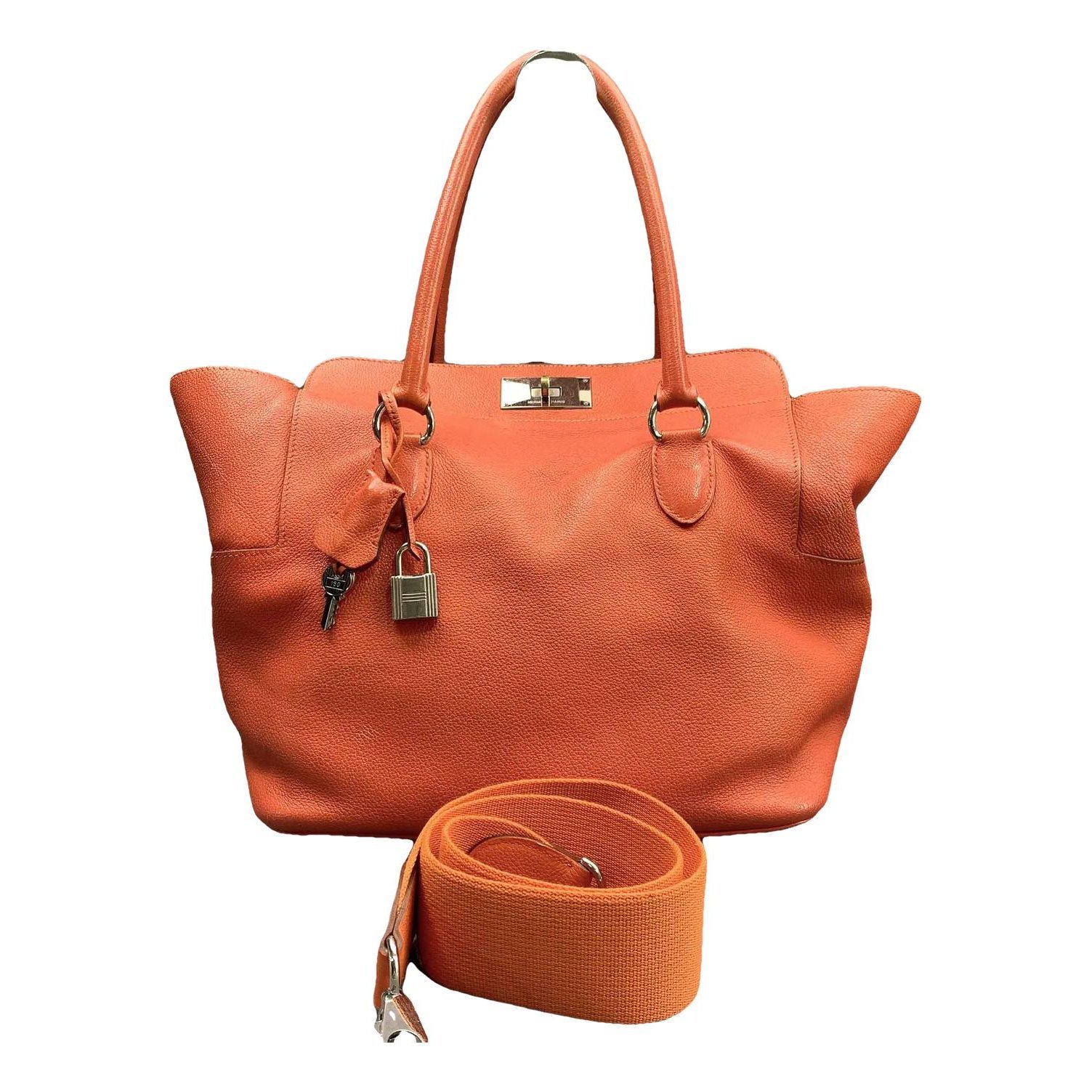 Hermes Toolbox Handbag Orange