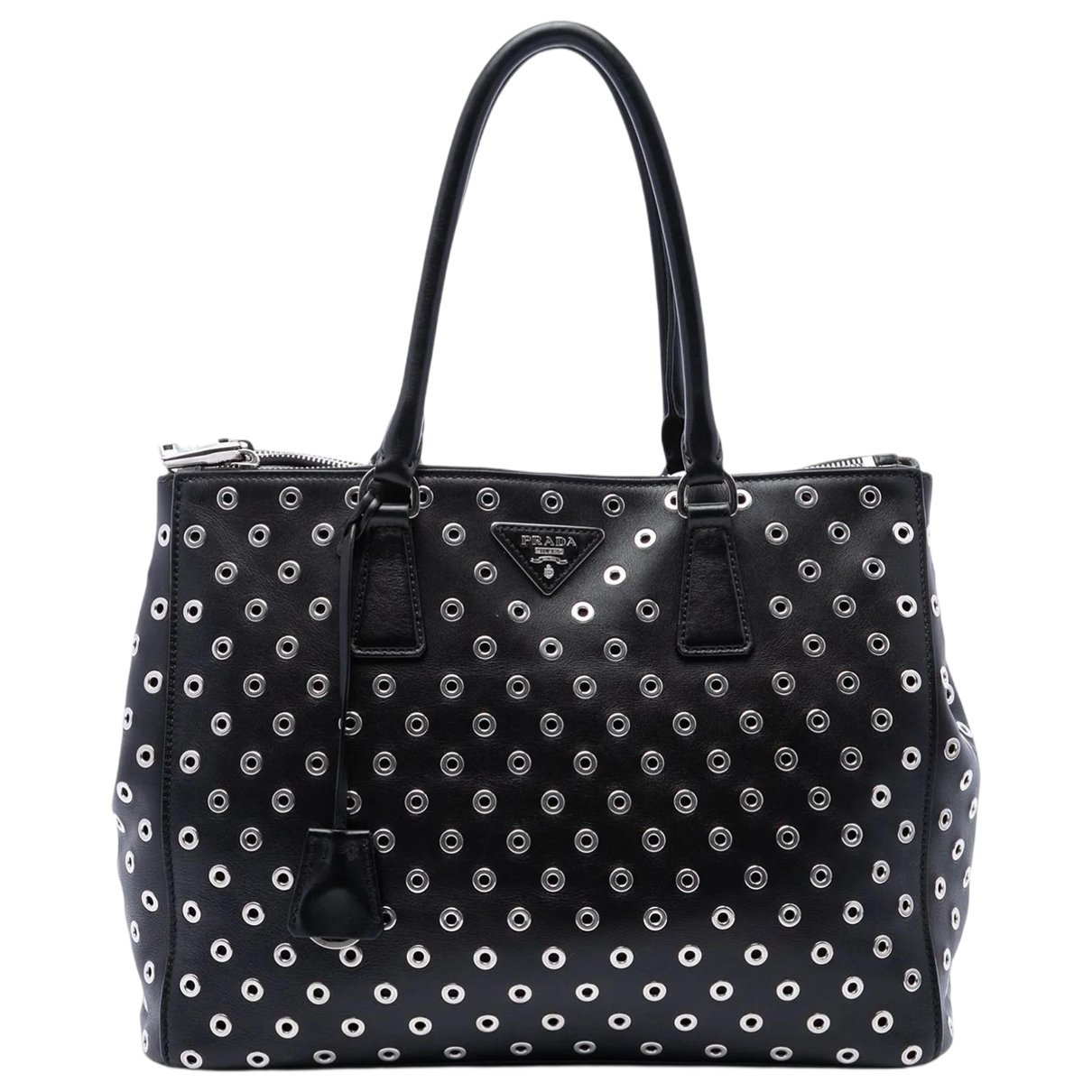 Double leather satchel