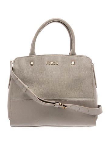 Leather Top Handle Bag