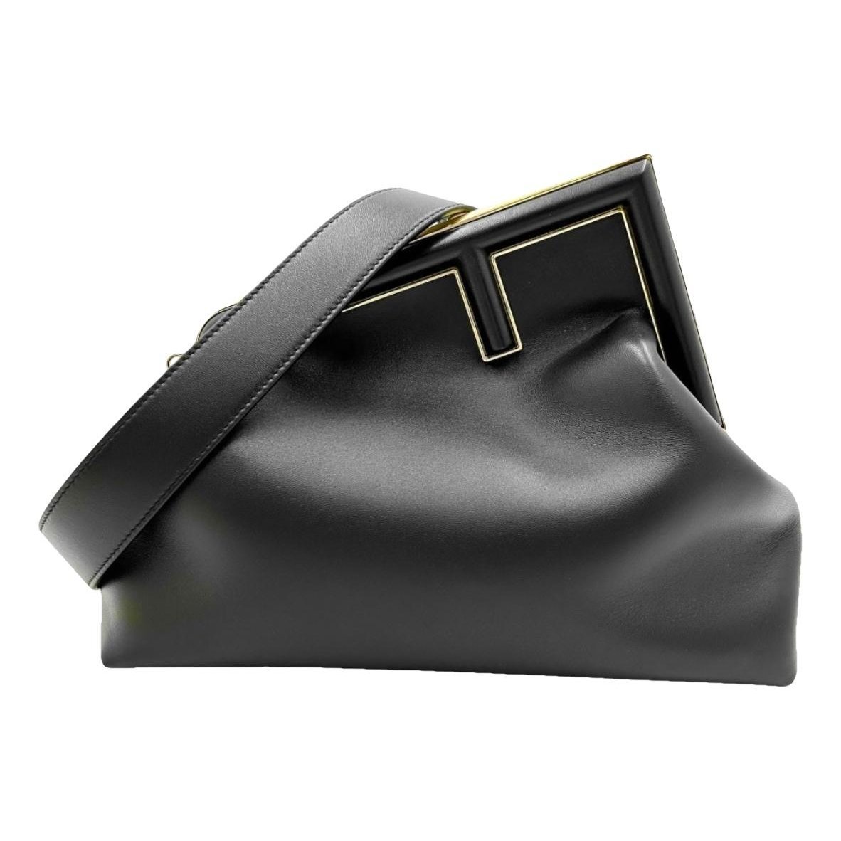 First leather handbag