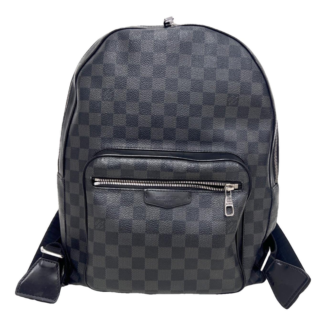 Patent leather backpack