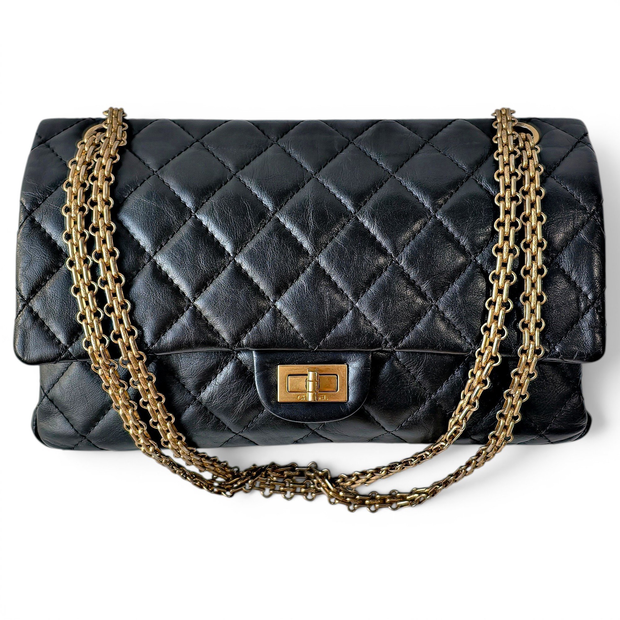 2.55 leather handbag