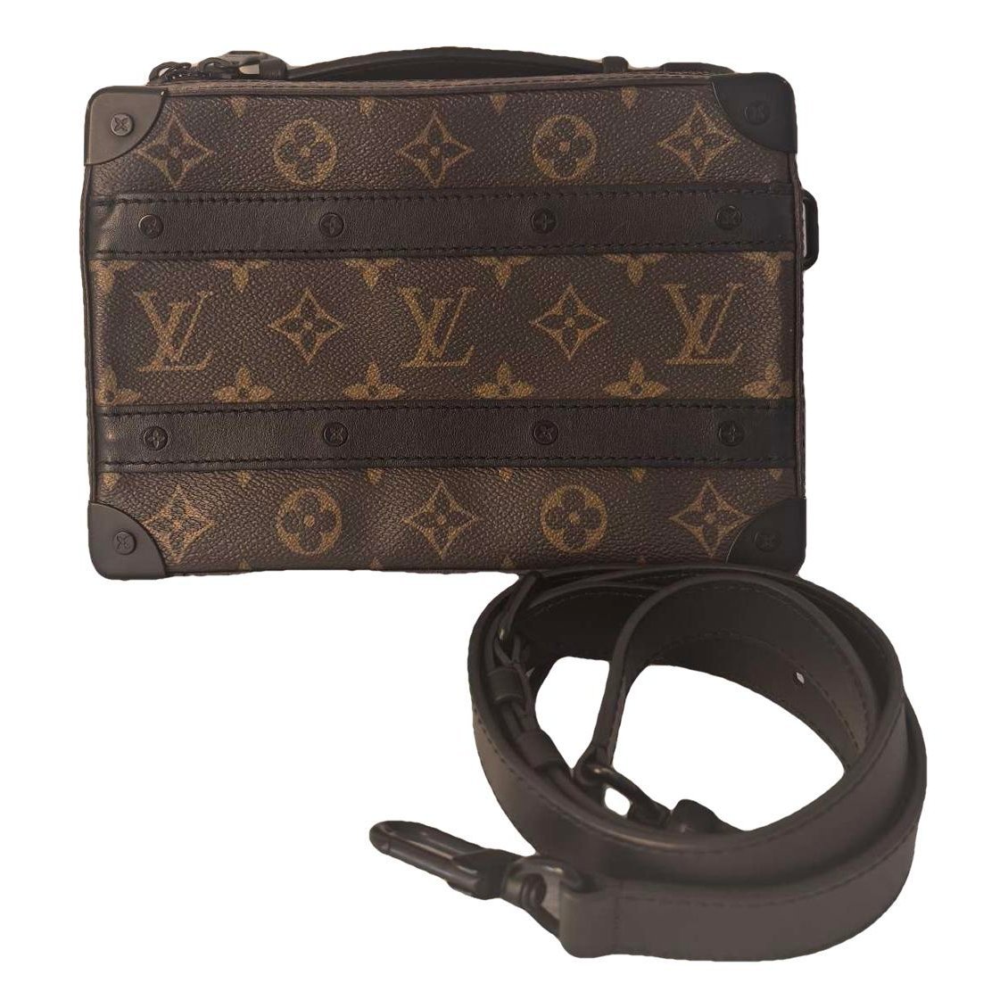 Side Trunk leather handbag
