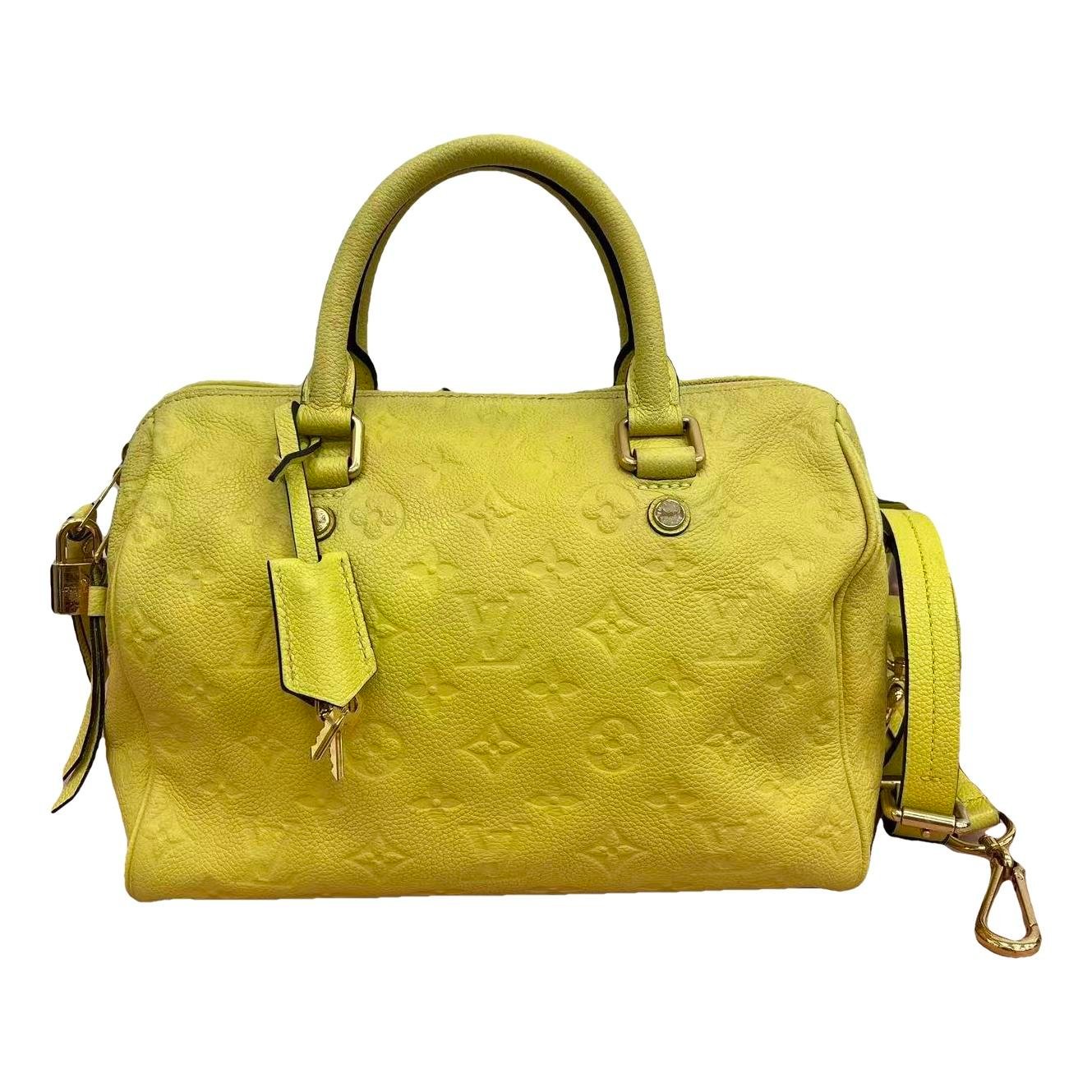 Speedy leather handbag