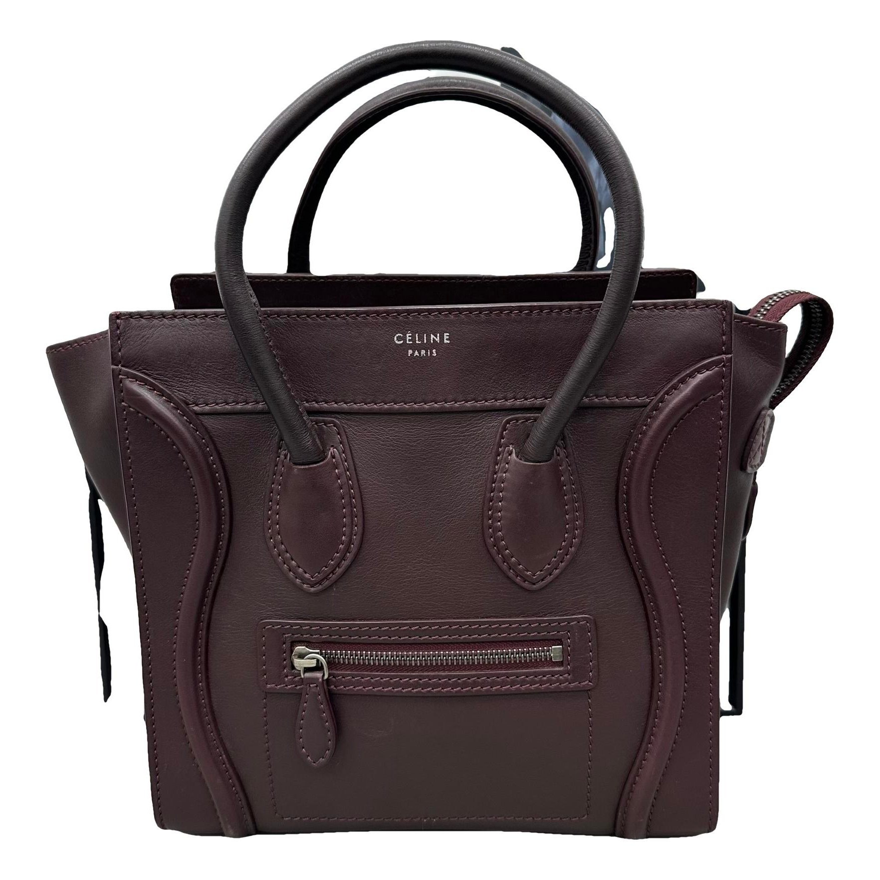 Luggage leather handbag