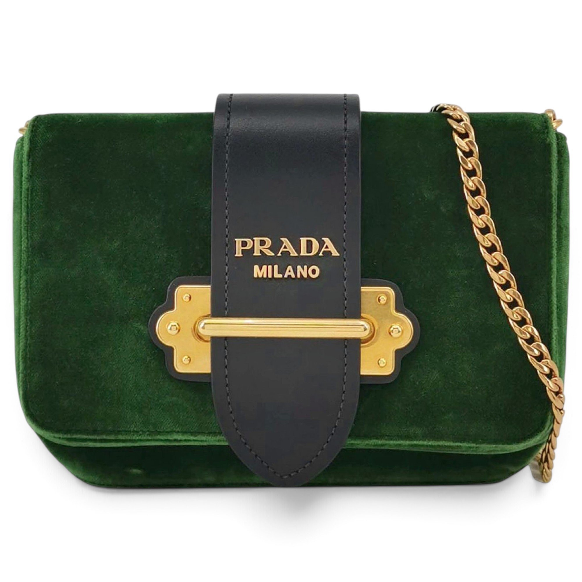 Cahier velvet handbag