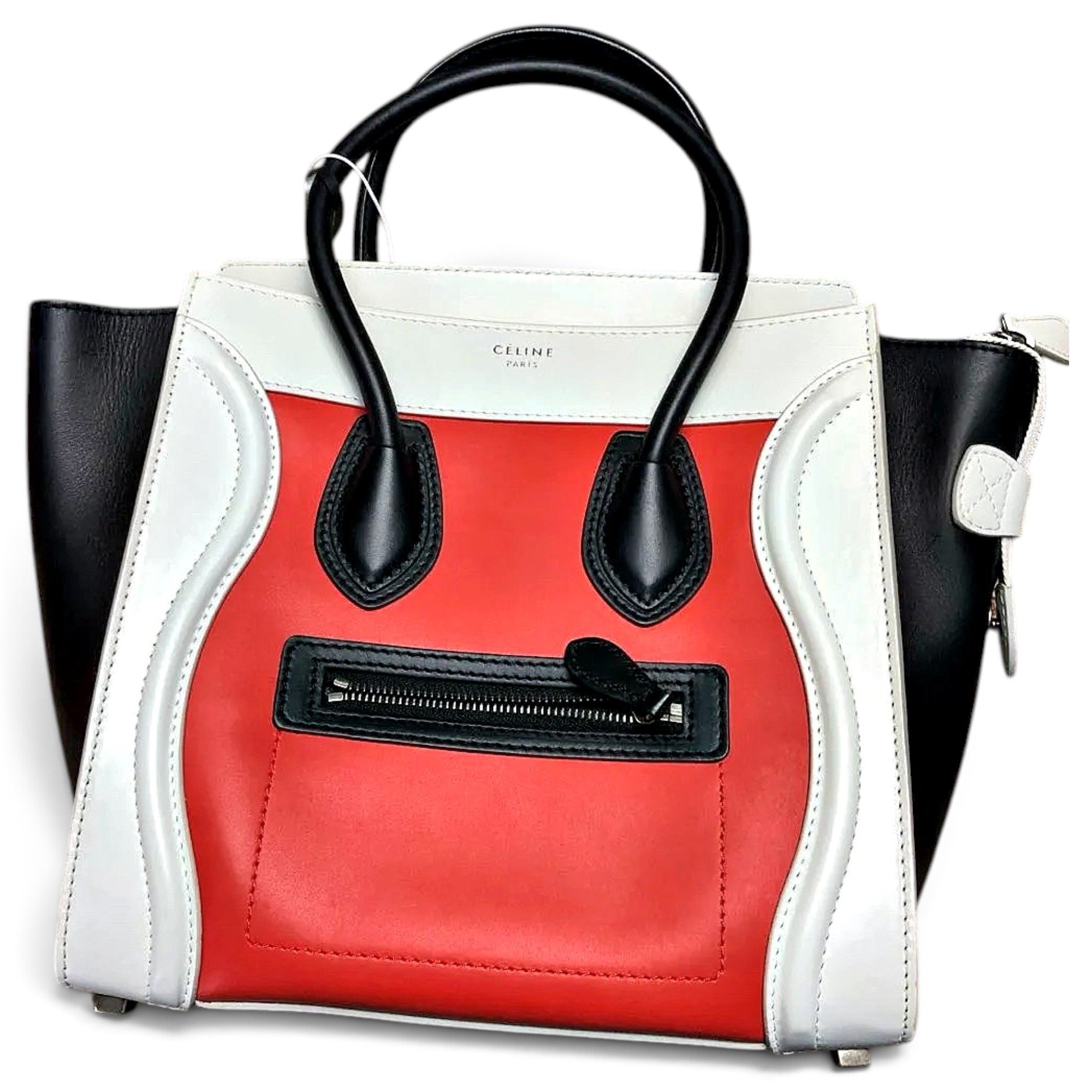 Luggage leather handbag