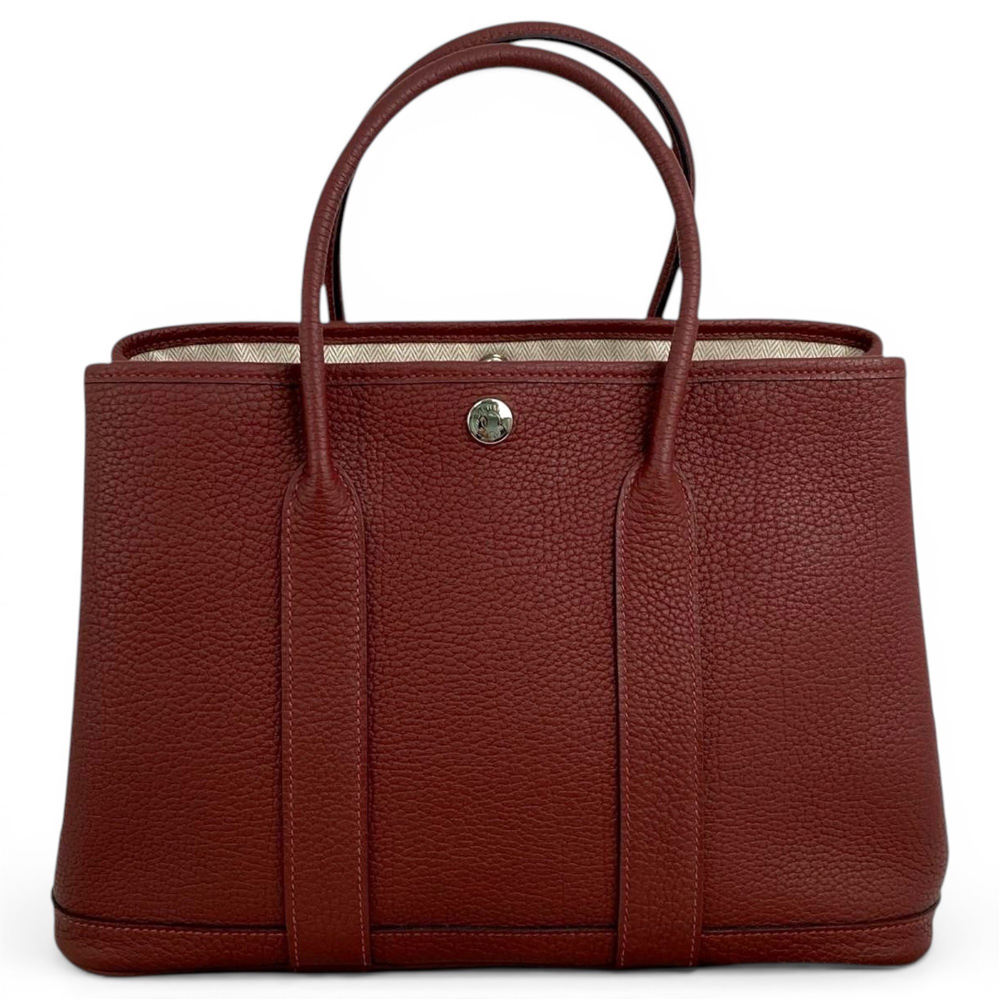 Garden Party leather handbag