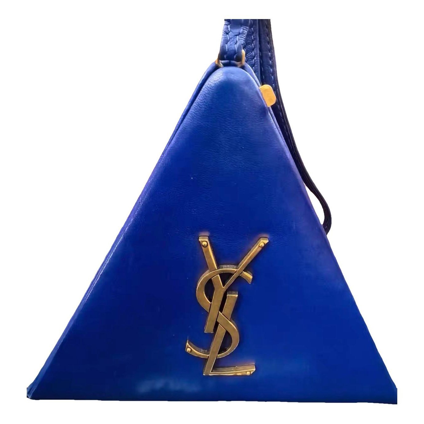 Pyramid Box leather handbag