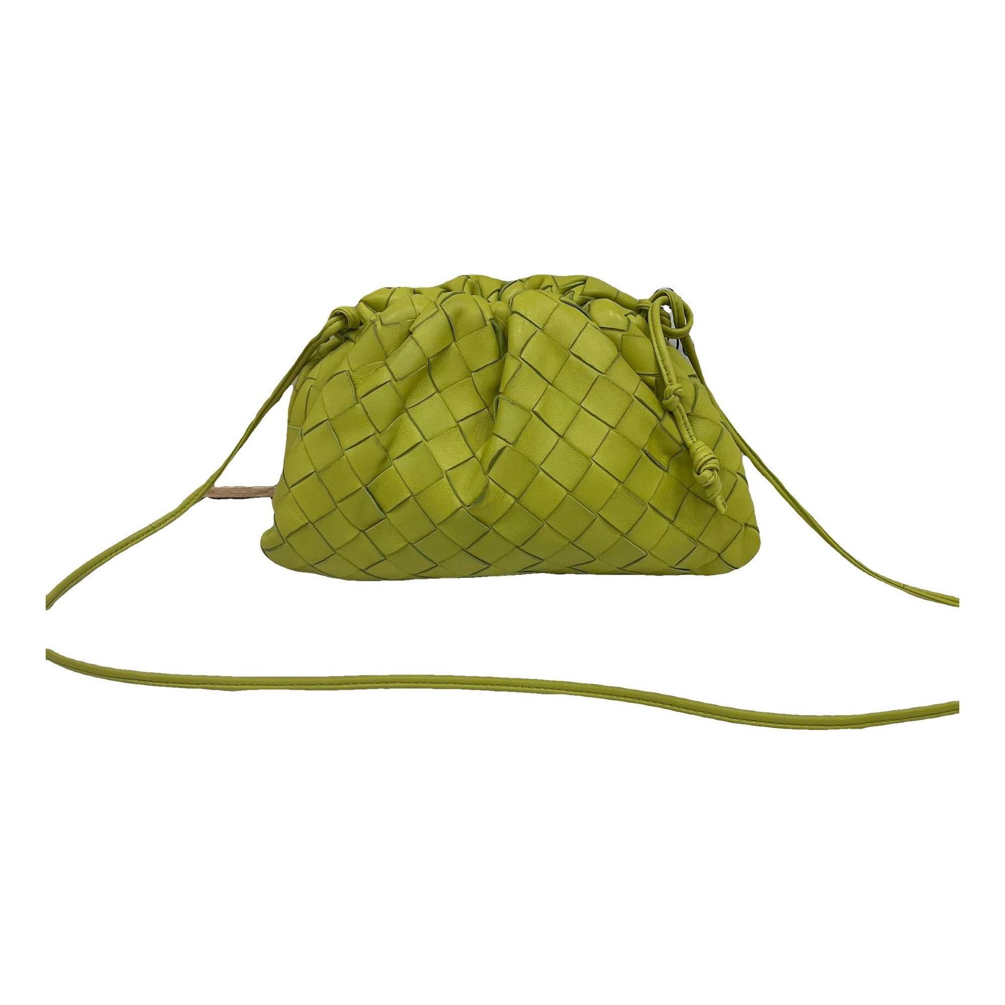 Pouch leather handbag