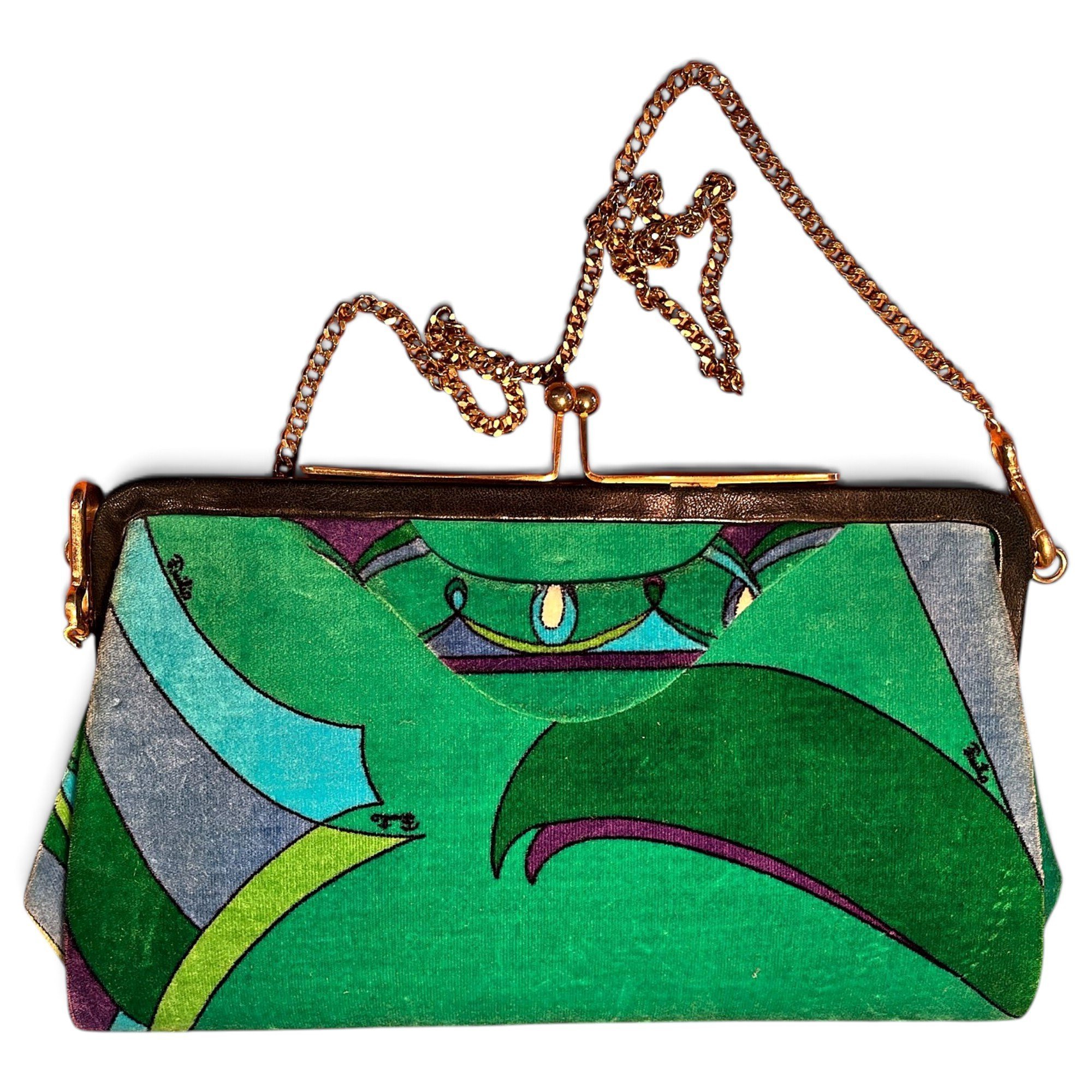 Emilio Pucci Velvet clutch bag