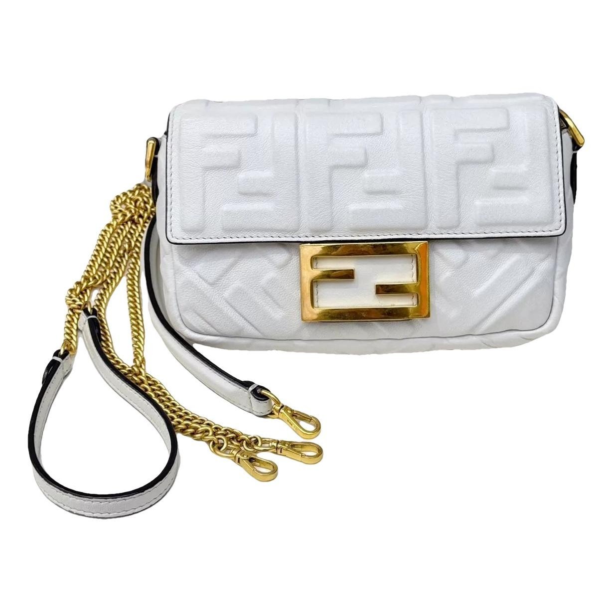 Baguette leather handbag