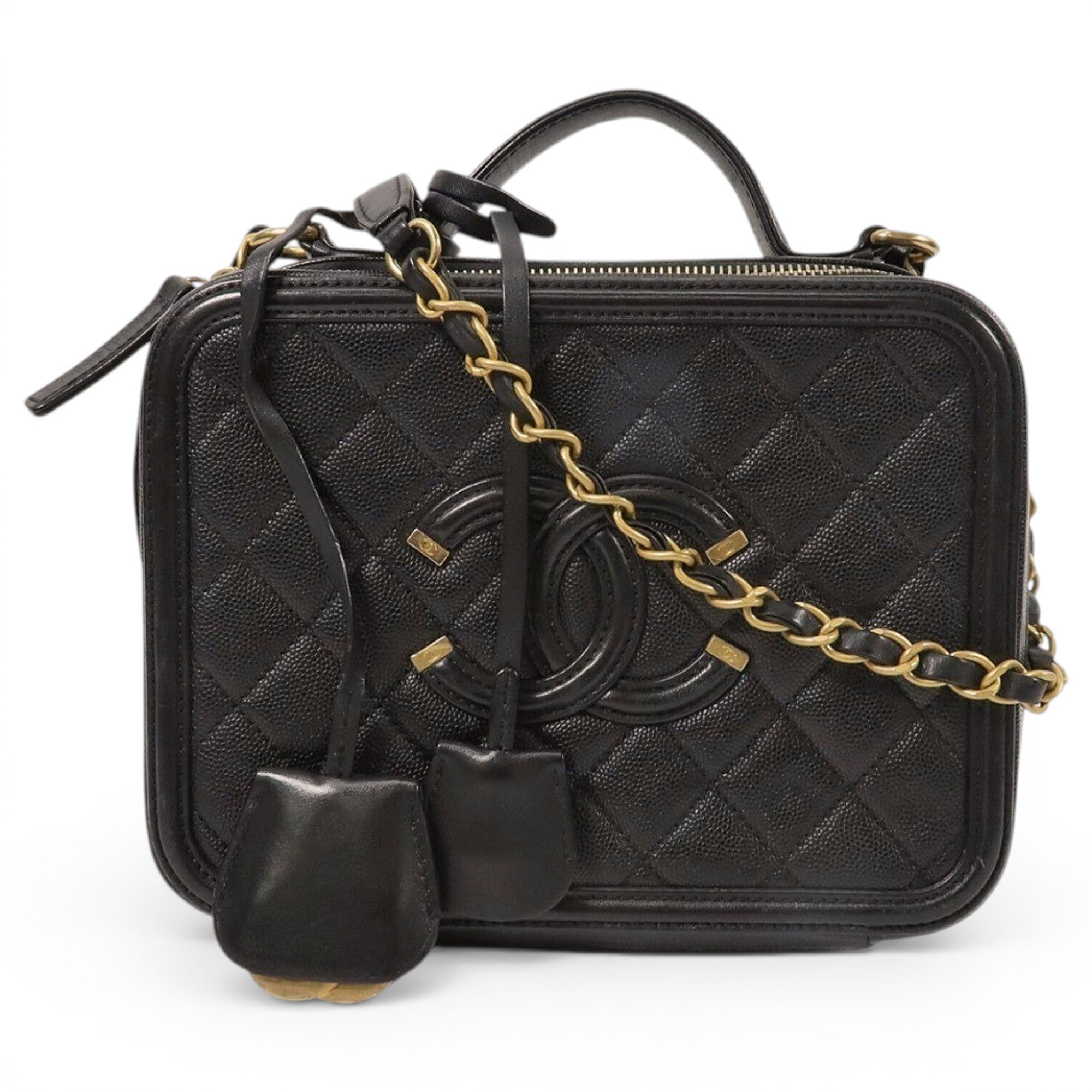 Vanity leather mini bag