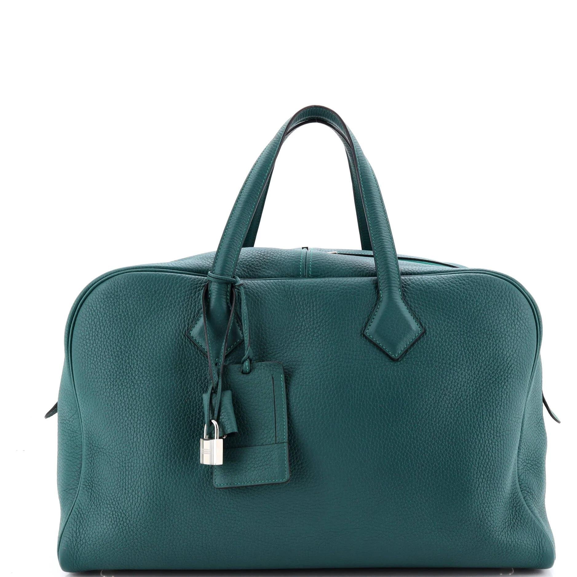 Hermes Victoria Ii Handbag Clemence Leather 2014