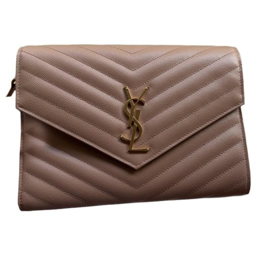 Cassandre leather clutch bag