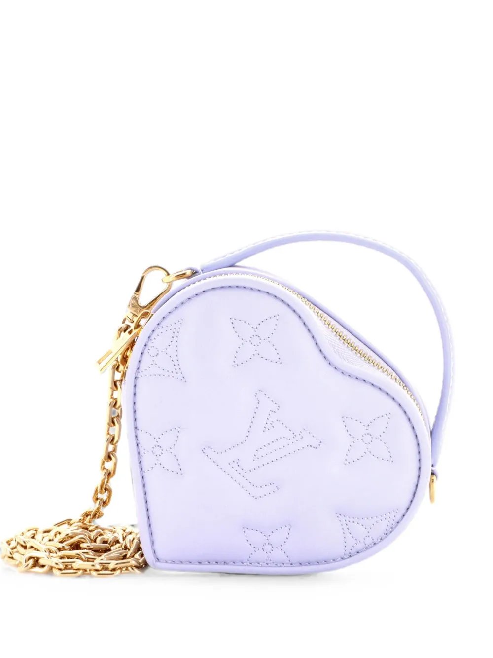 Pop My Heart Pouch Bag Bubblegram Leather crossbody bag
