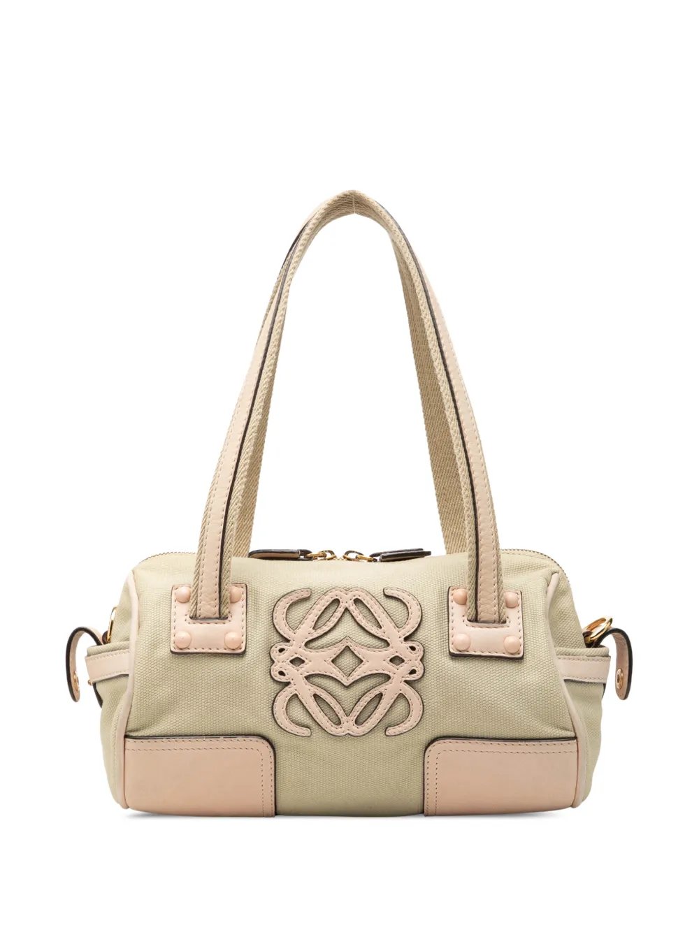 2000-2005 Mini Canvas Anagram Barrel Bag satchel