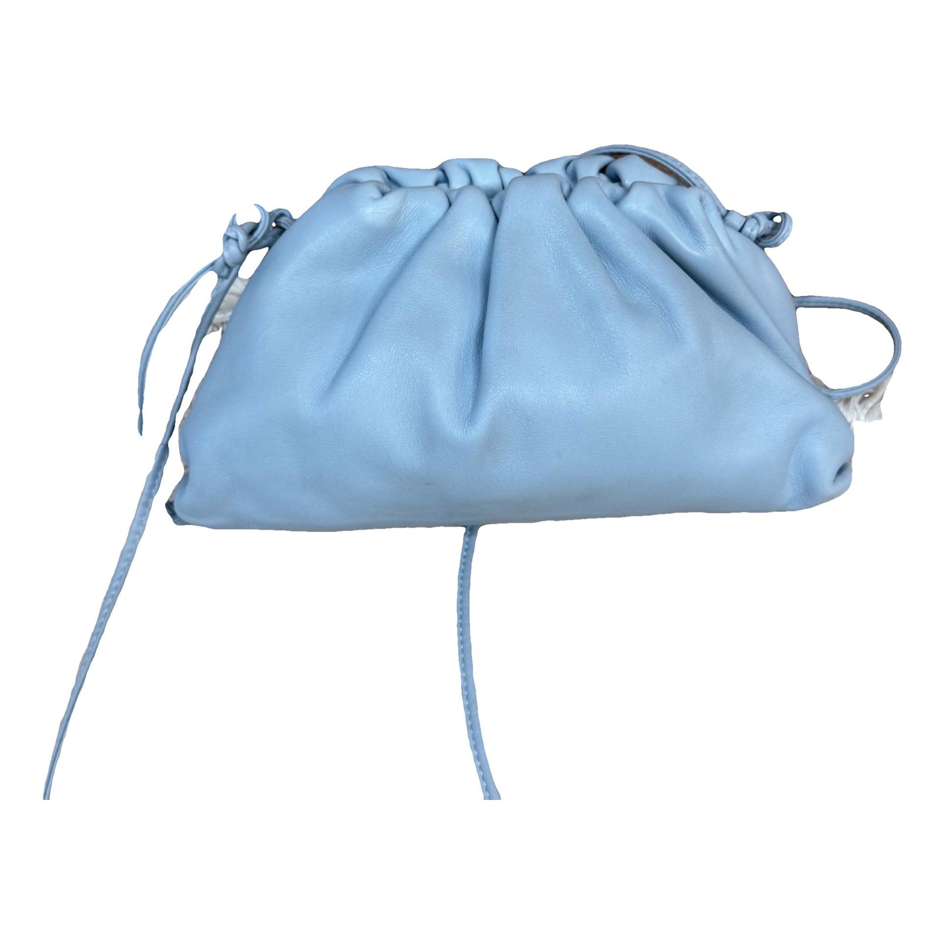 Pouch leather handbag