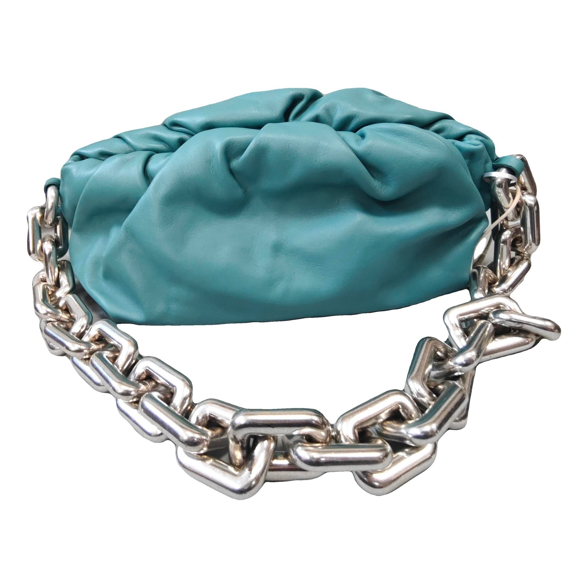 Pouch leather handbag