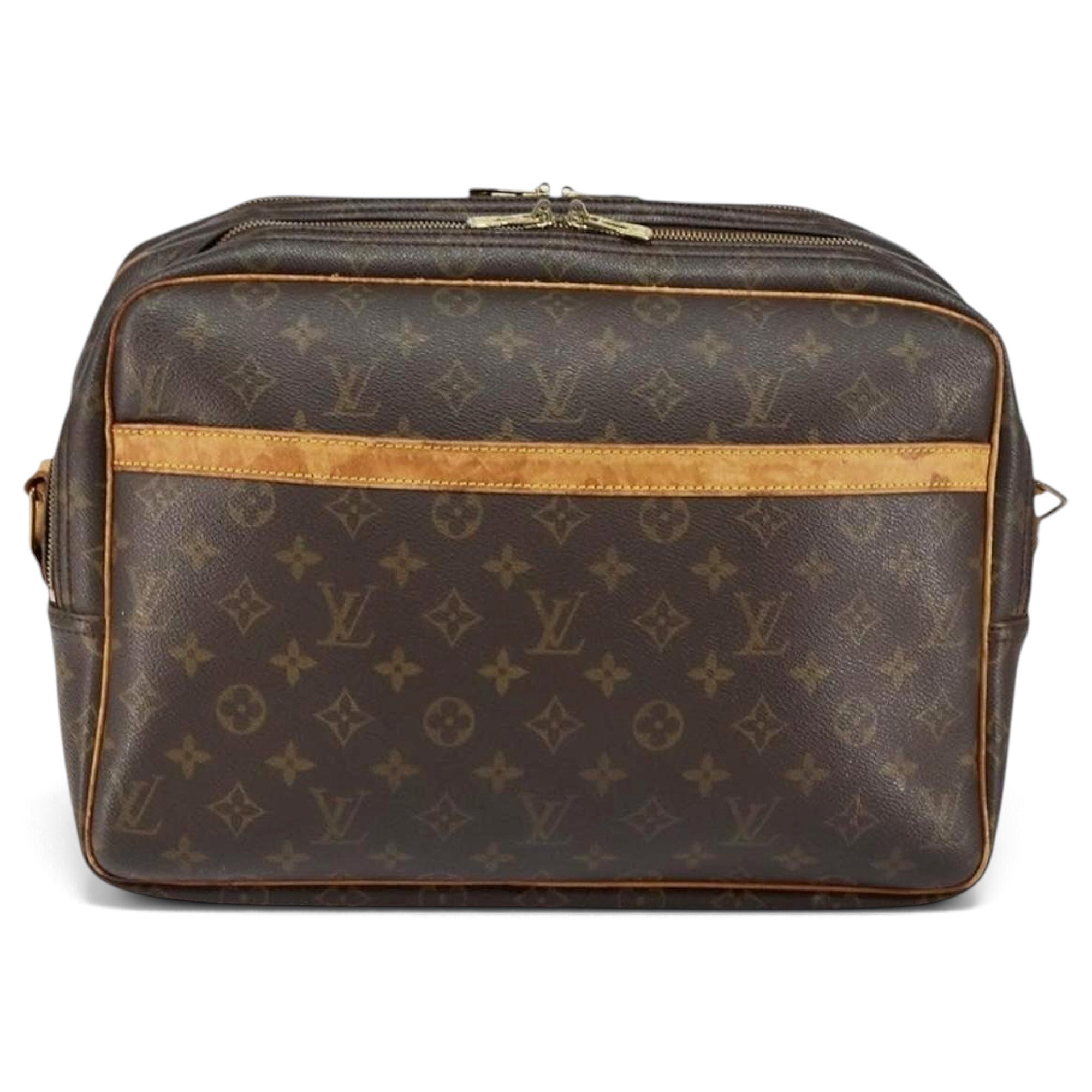 Reporter leather handbag