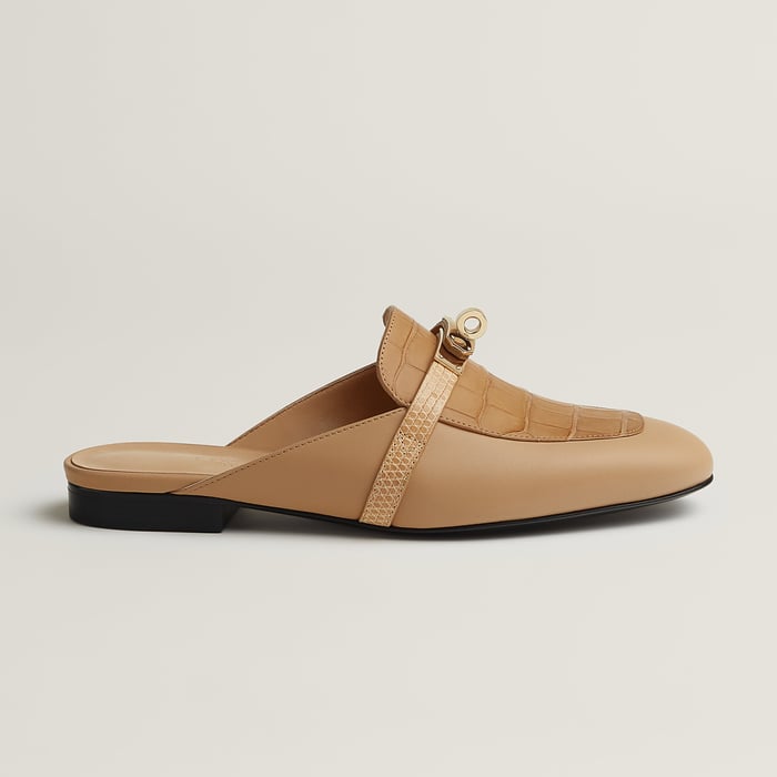 Beige Natura Oz Mule