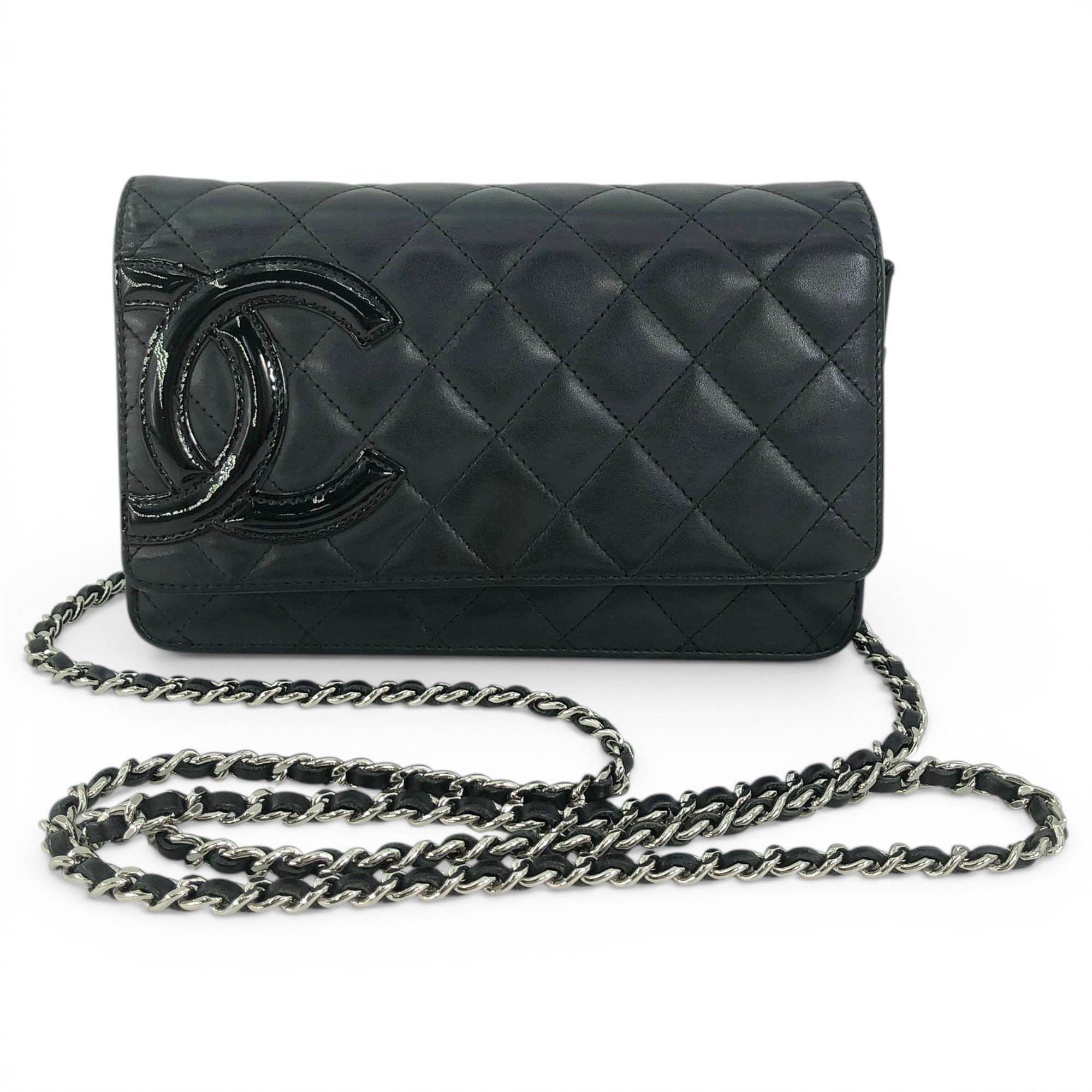 Wallet On Chain Cambon leather crossbody bag