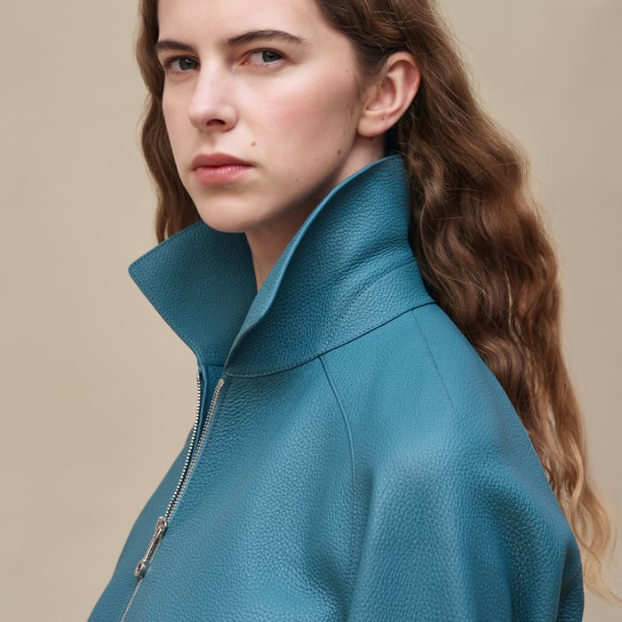 Bleu Canal Short Jacket