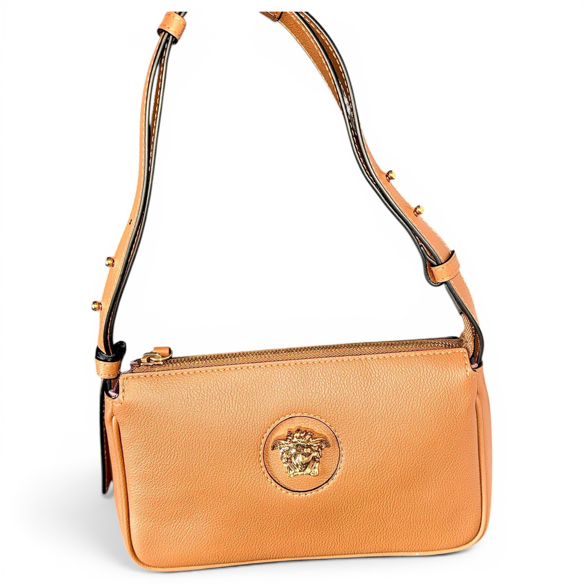 La Medusa leather handbag