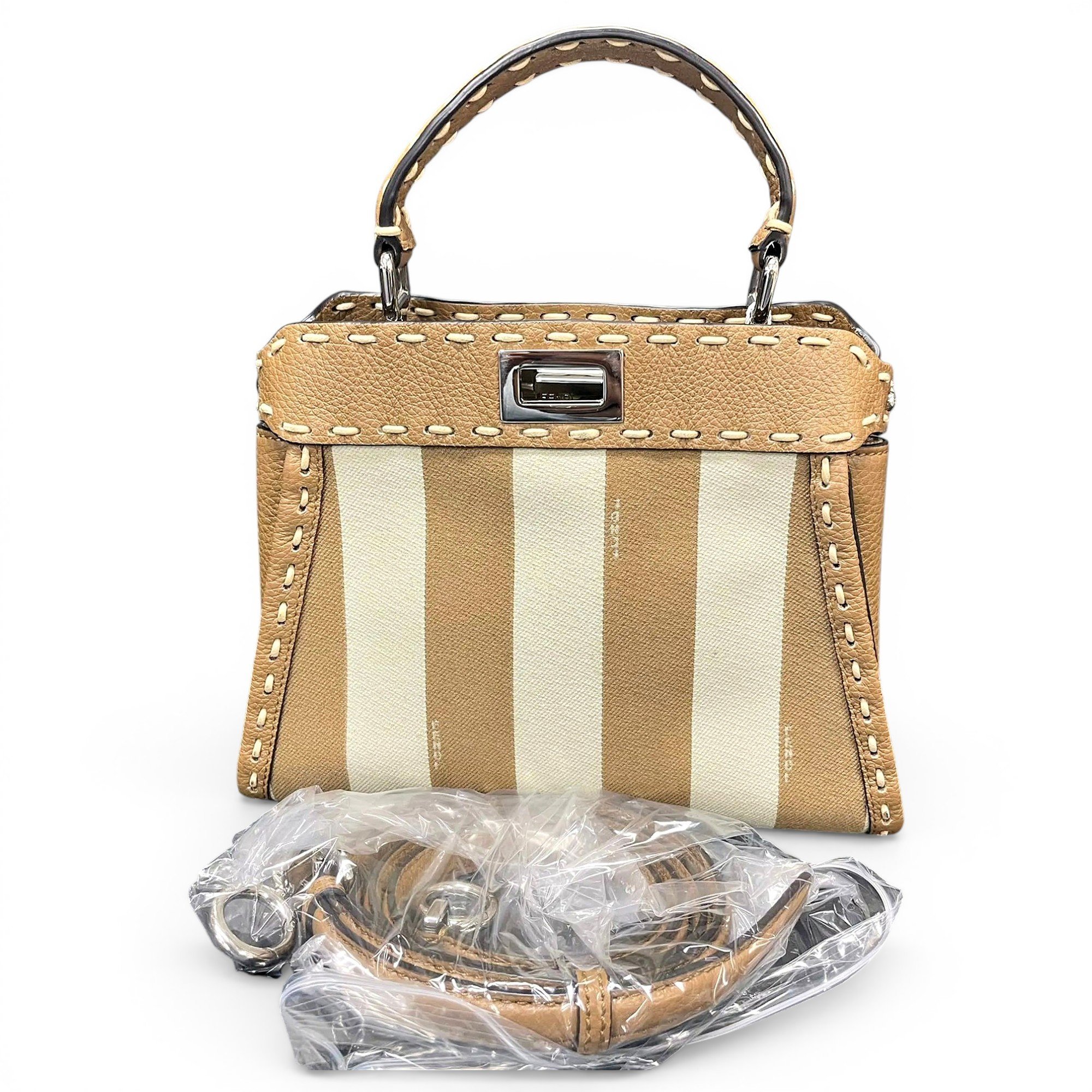 Peekaboo cloth handbag