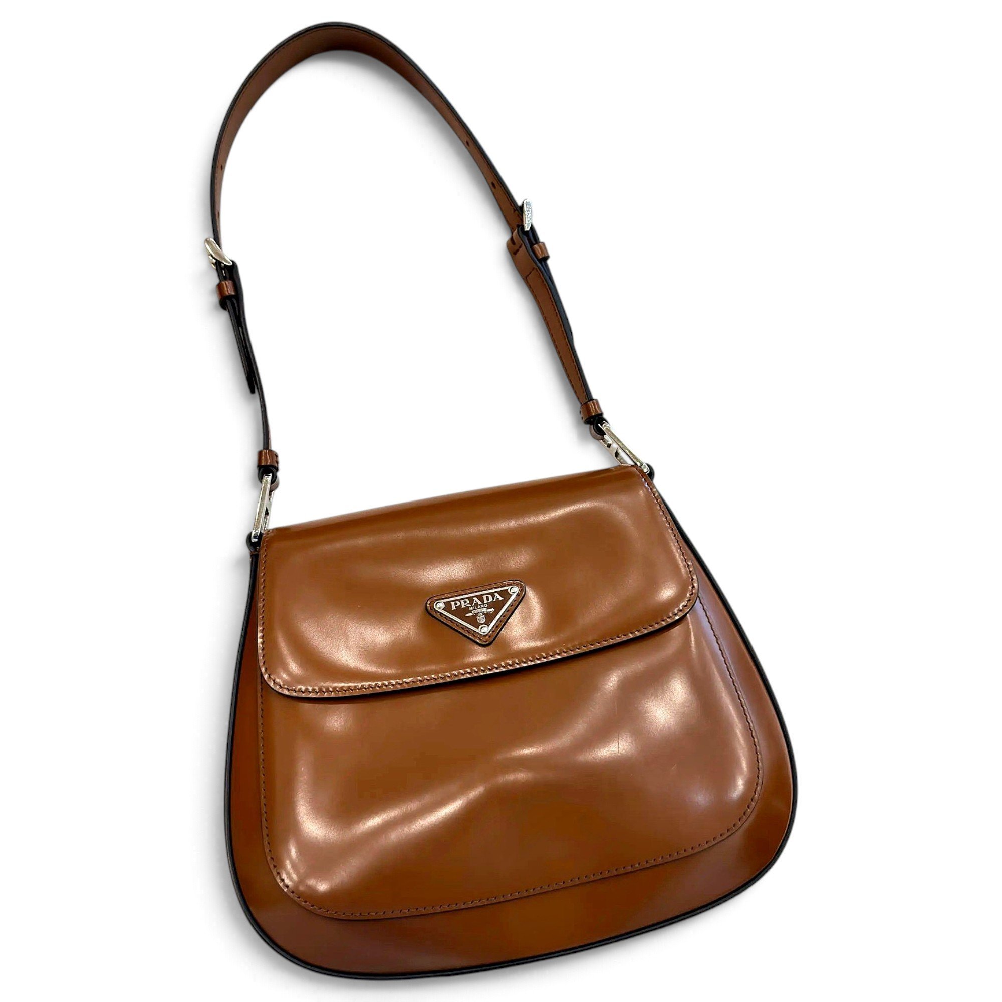 Cleo Flap leather handbag