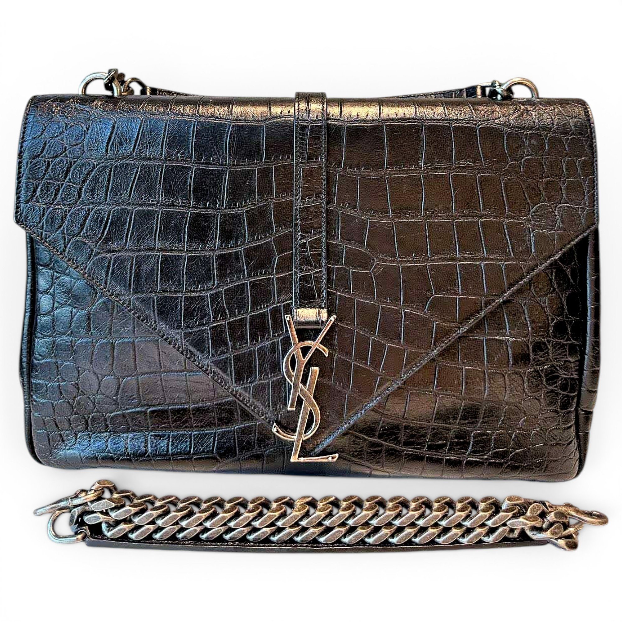 Collége monogramme leather handbag
