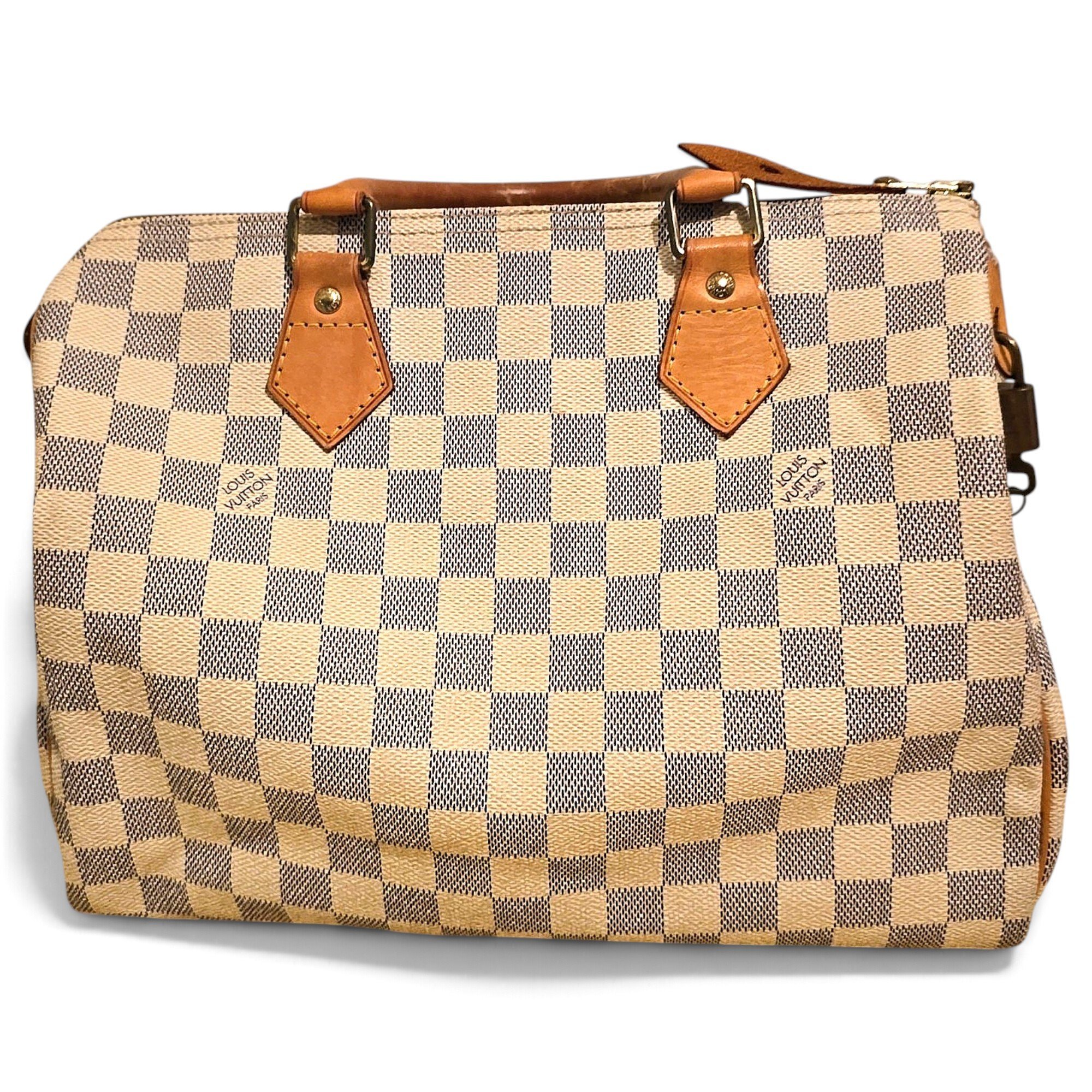 Speedy leather handbag