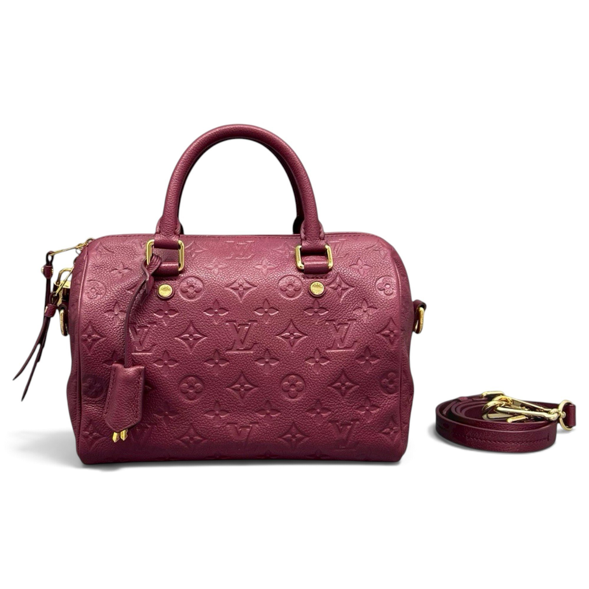 Speedy leather bowling bag
