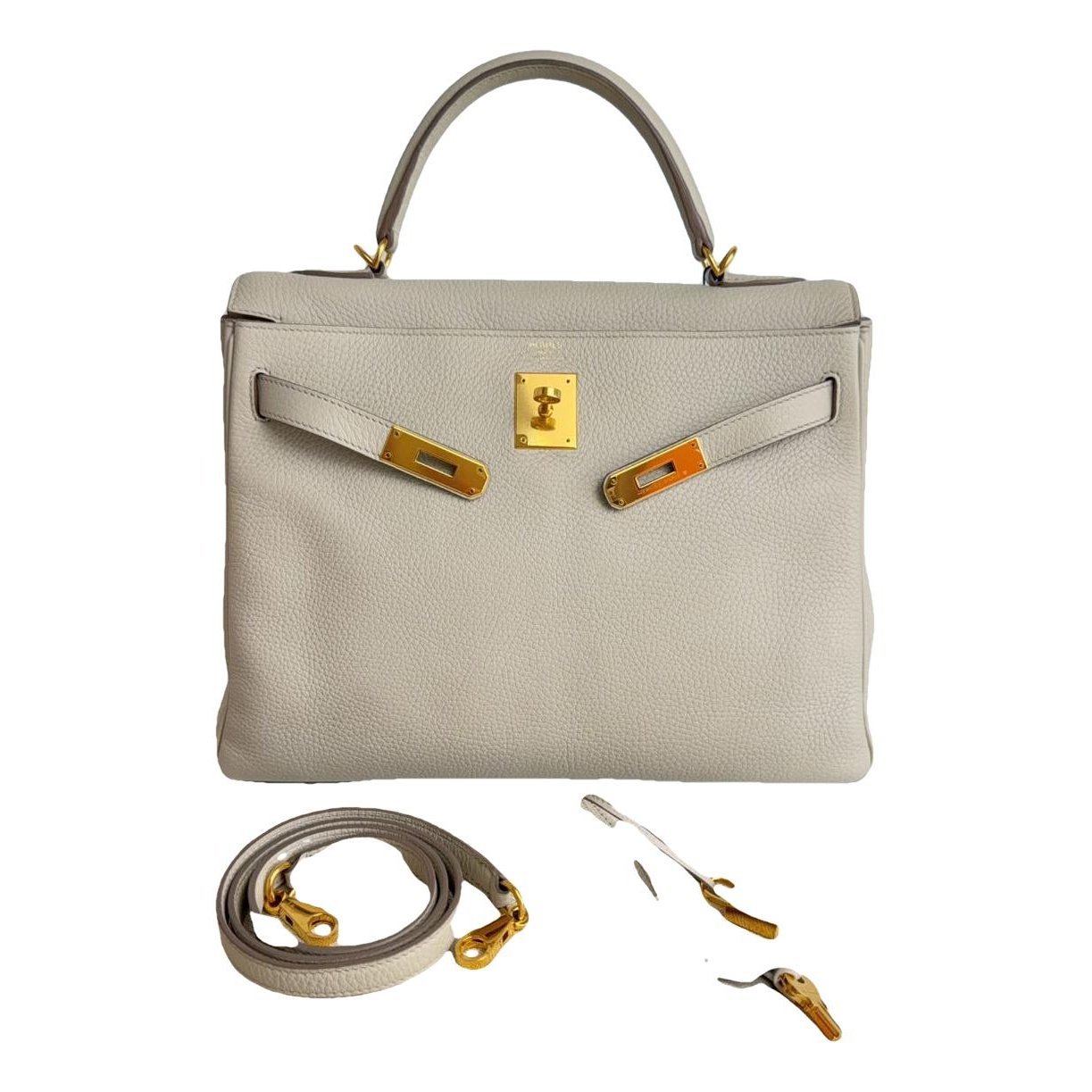 Kelly 32 leather handbag