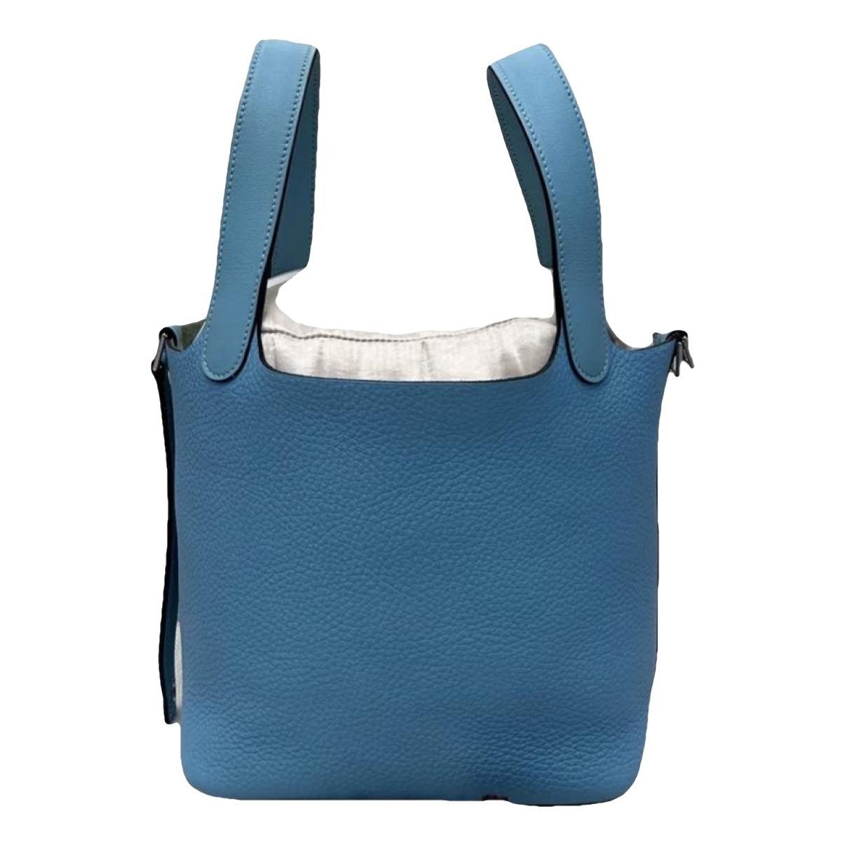 Picotin leather tote