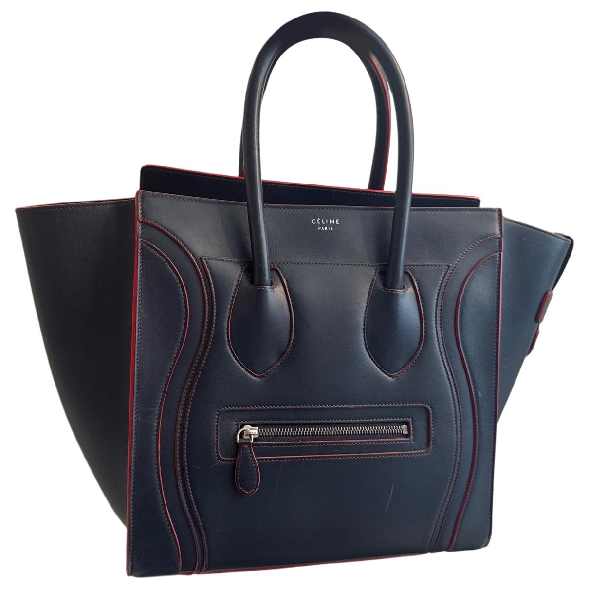 Luggage leather handbag