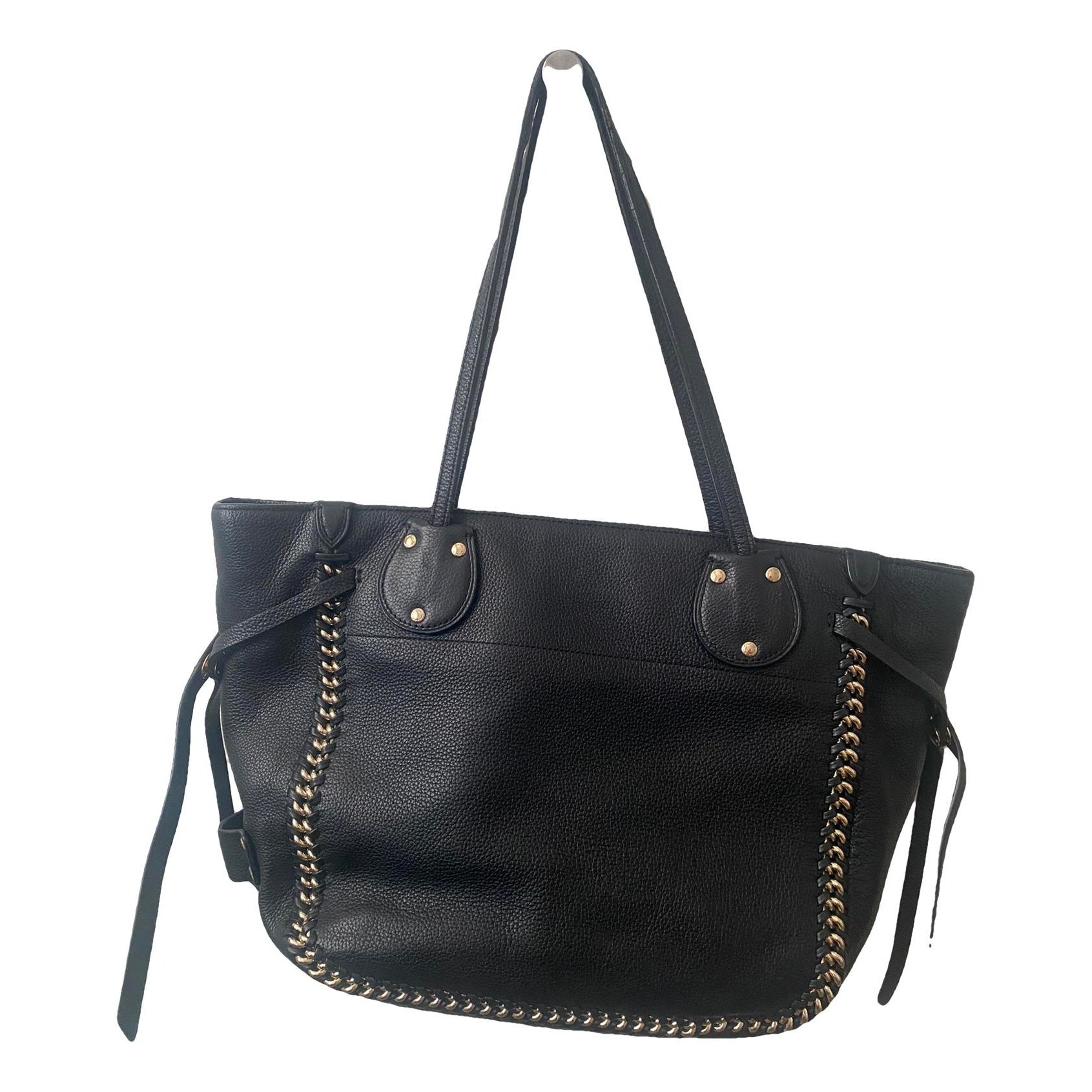 Leather tote