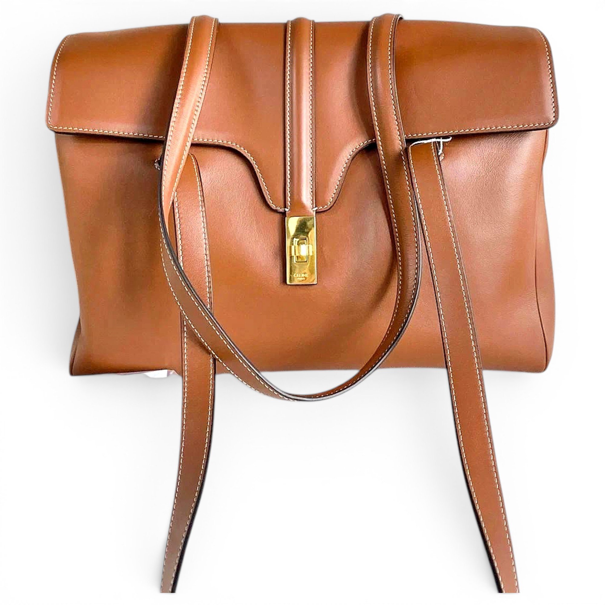 Leather tote