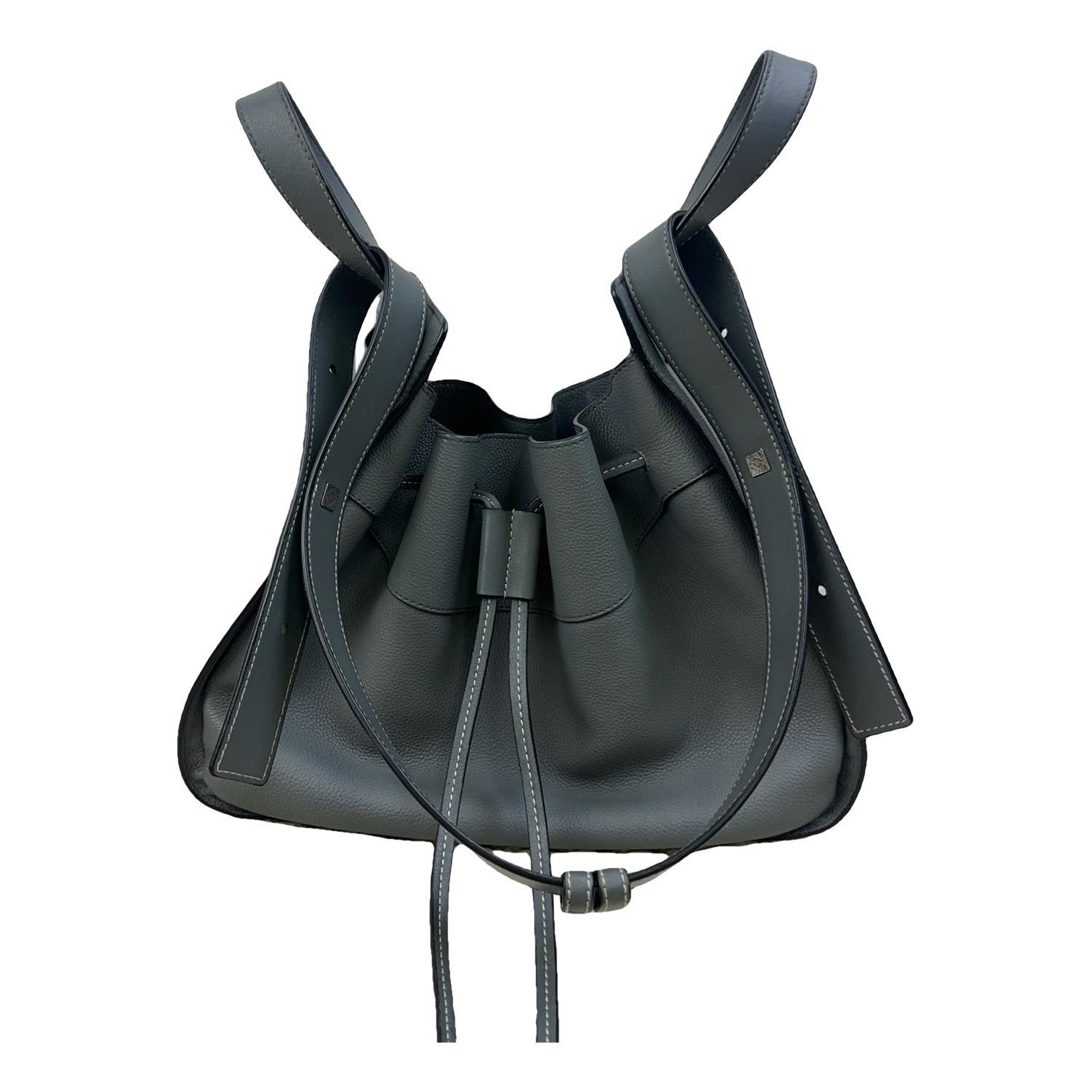 Hammock leather handbag