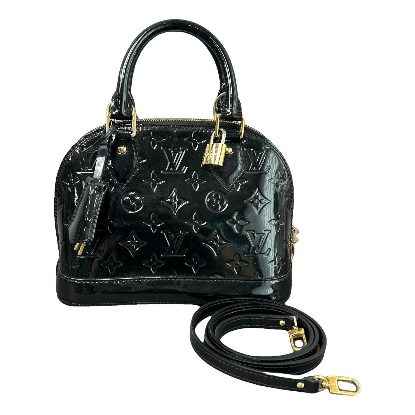 Alma BB patent leather handbag