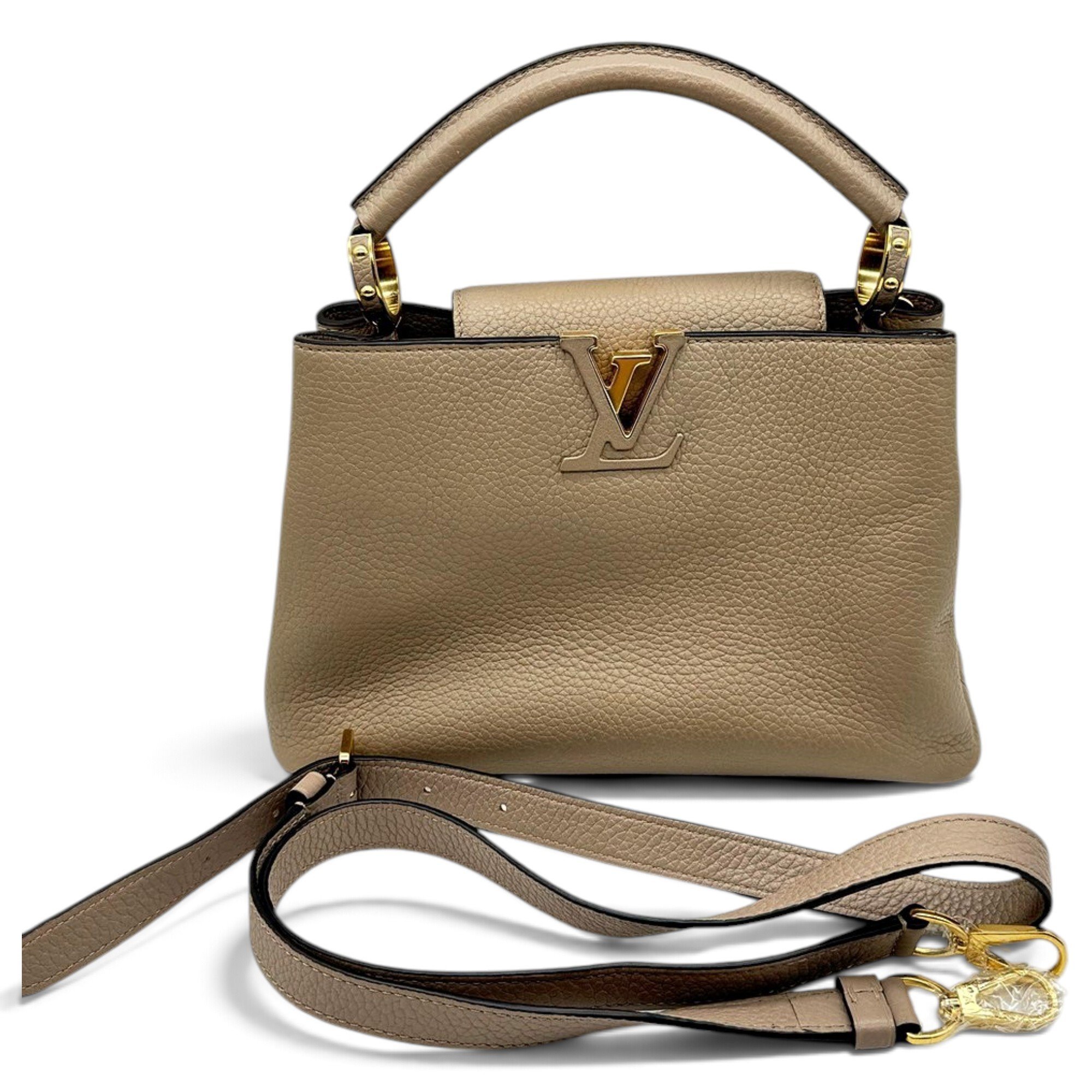 Capucines leather handbag
