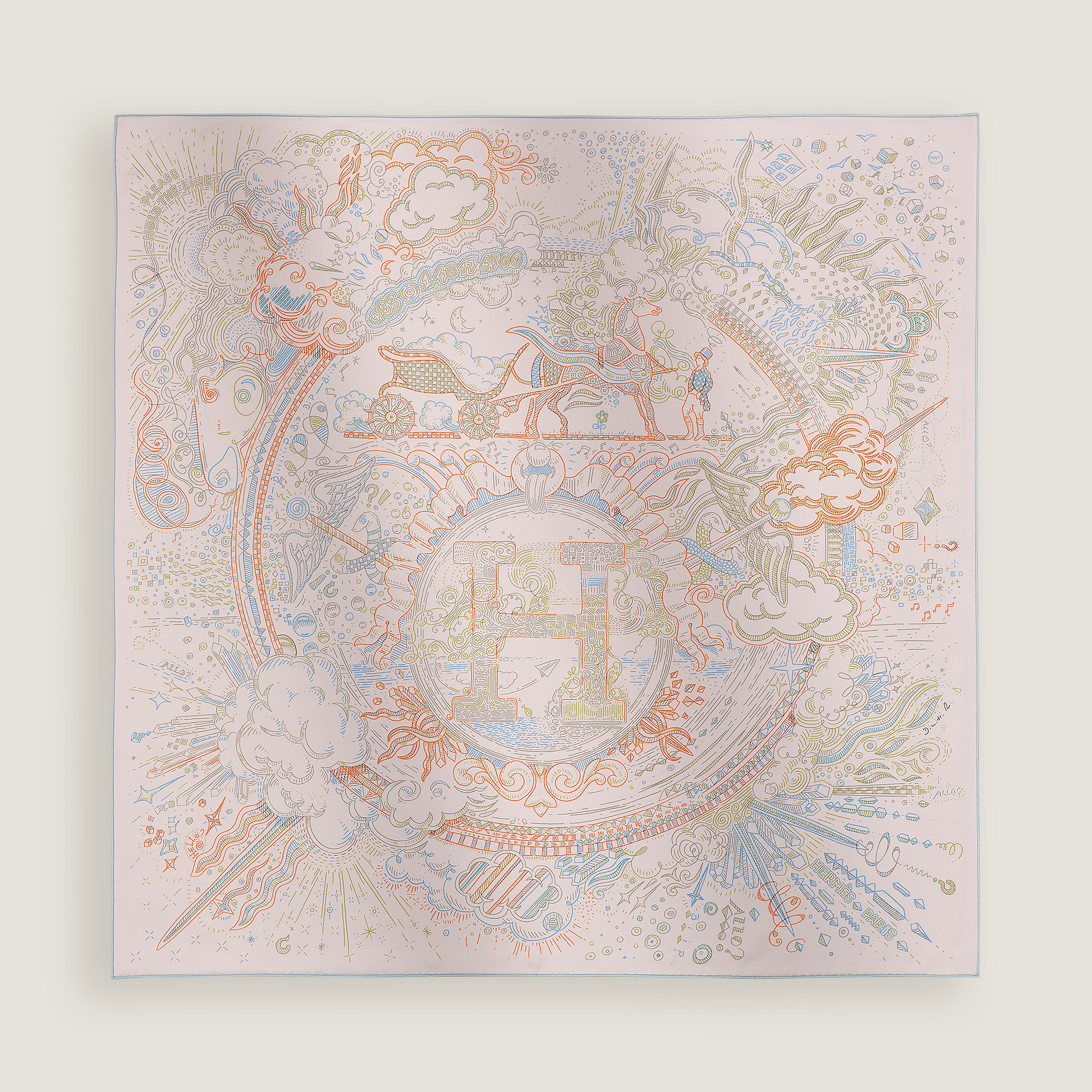 Please Hold The Line Scarf 90