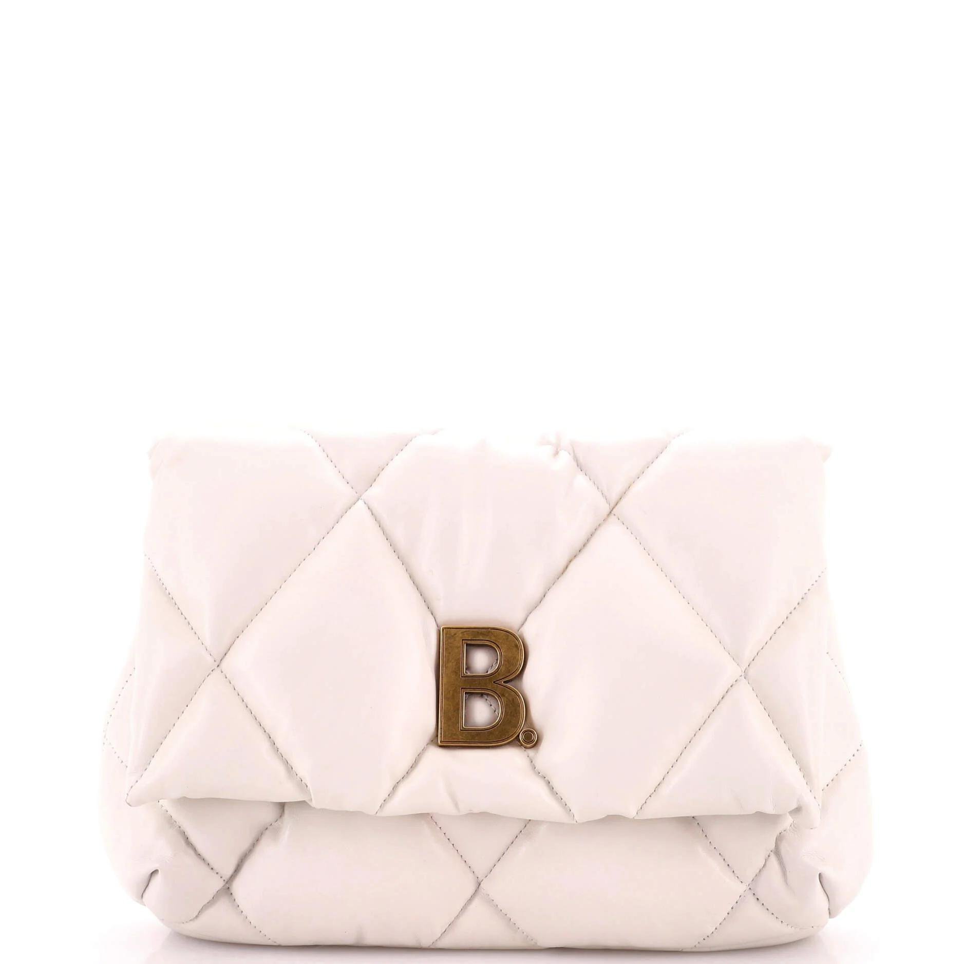 Leather clutch bag